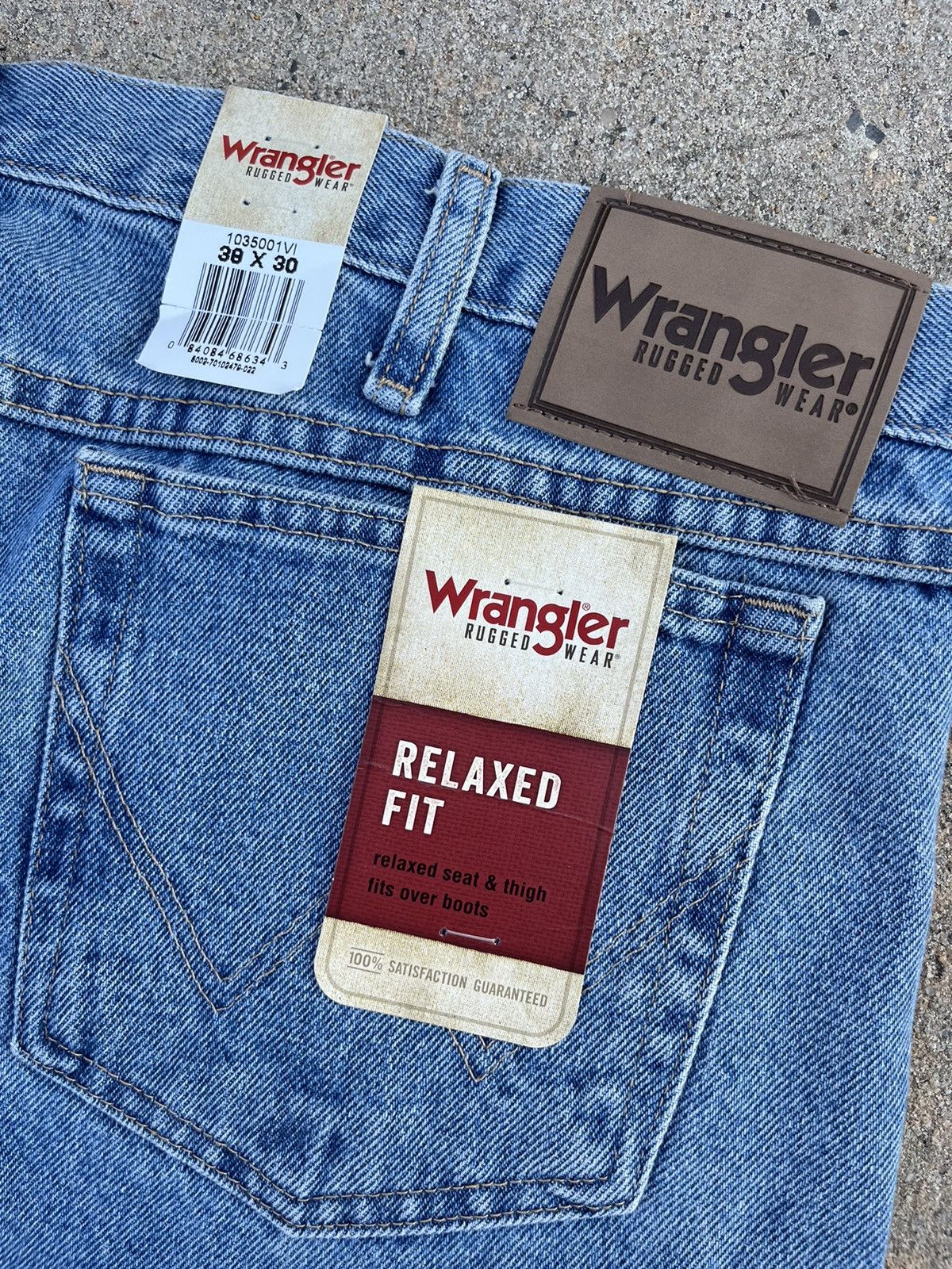Vintage × Wrangler NEW Vintage Y2K Wrangler Jeans Relaxed Fit Size 38 Size US 38 / EU 54 - 3 Thumbnail