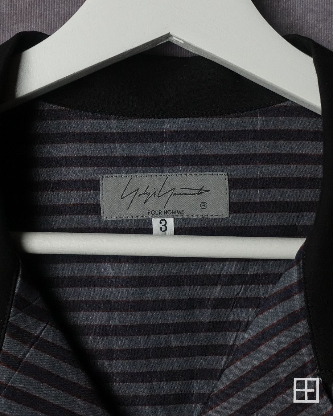 Yohji Yamamoto Yohji Yamamoto Pour Homme AW24 Runway Striped Shirt 3 Size US L / EU 52-54 / 3 - 3 Thumbnail