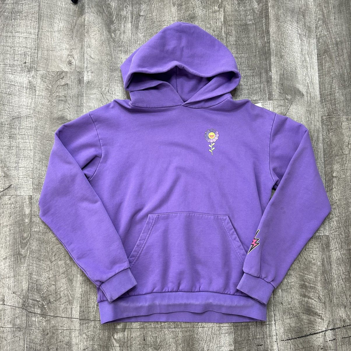 J Balvin Takashi Murakami Morado Purple Heavyweight Hoodie Size M Grailed