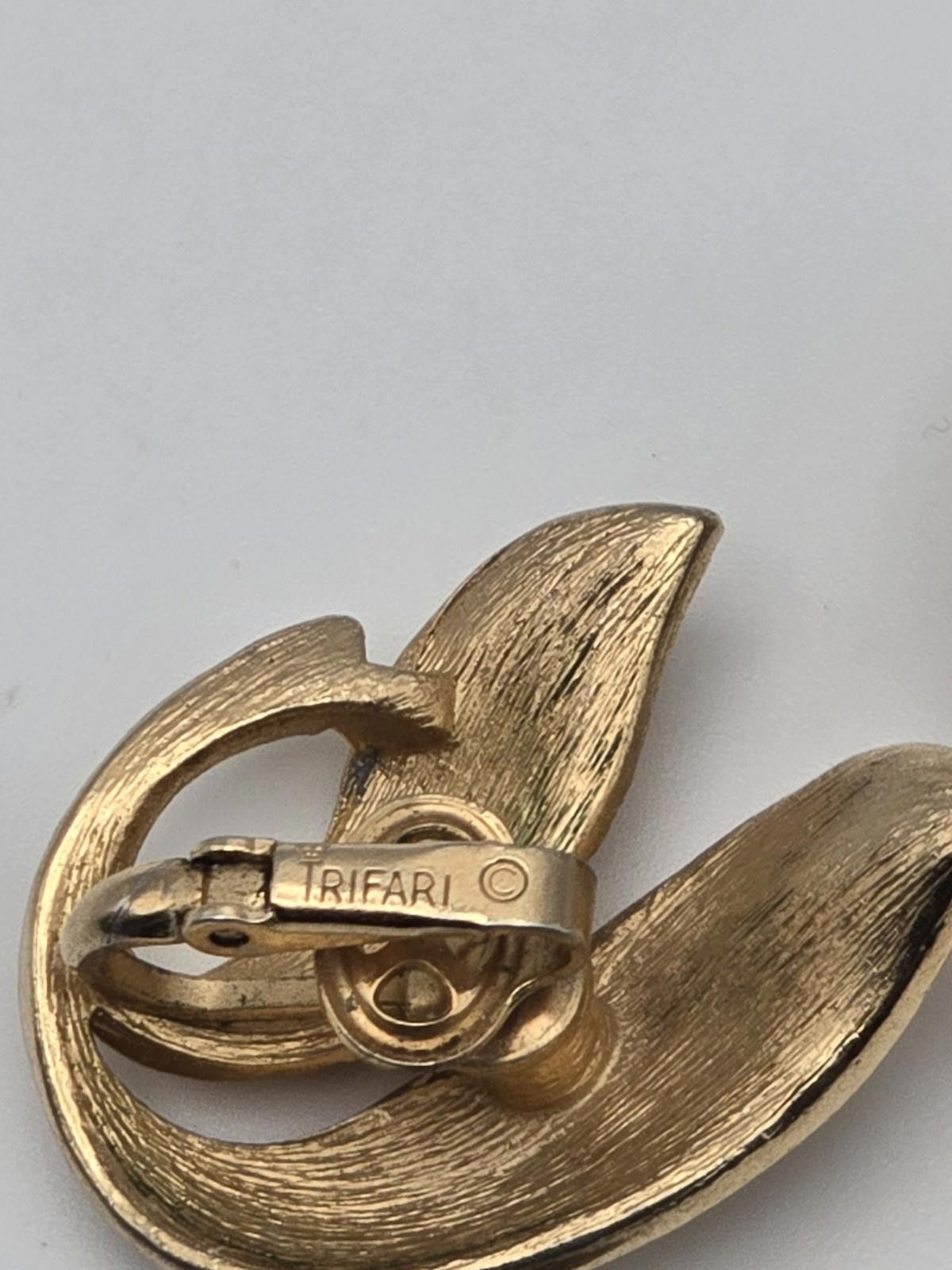 Other 90 Yr Old Antique Designer CROWN TRIFARI Art Deco Gold Tone Size ONE SIZE - 6 Thumbnail