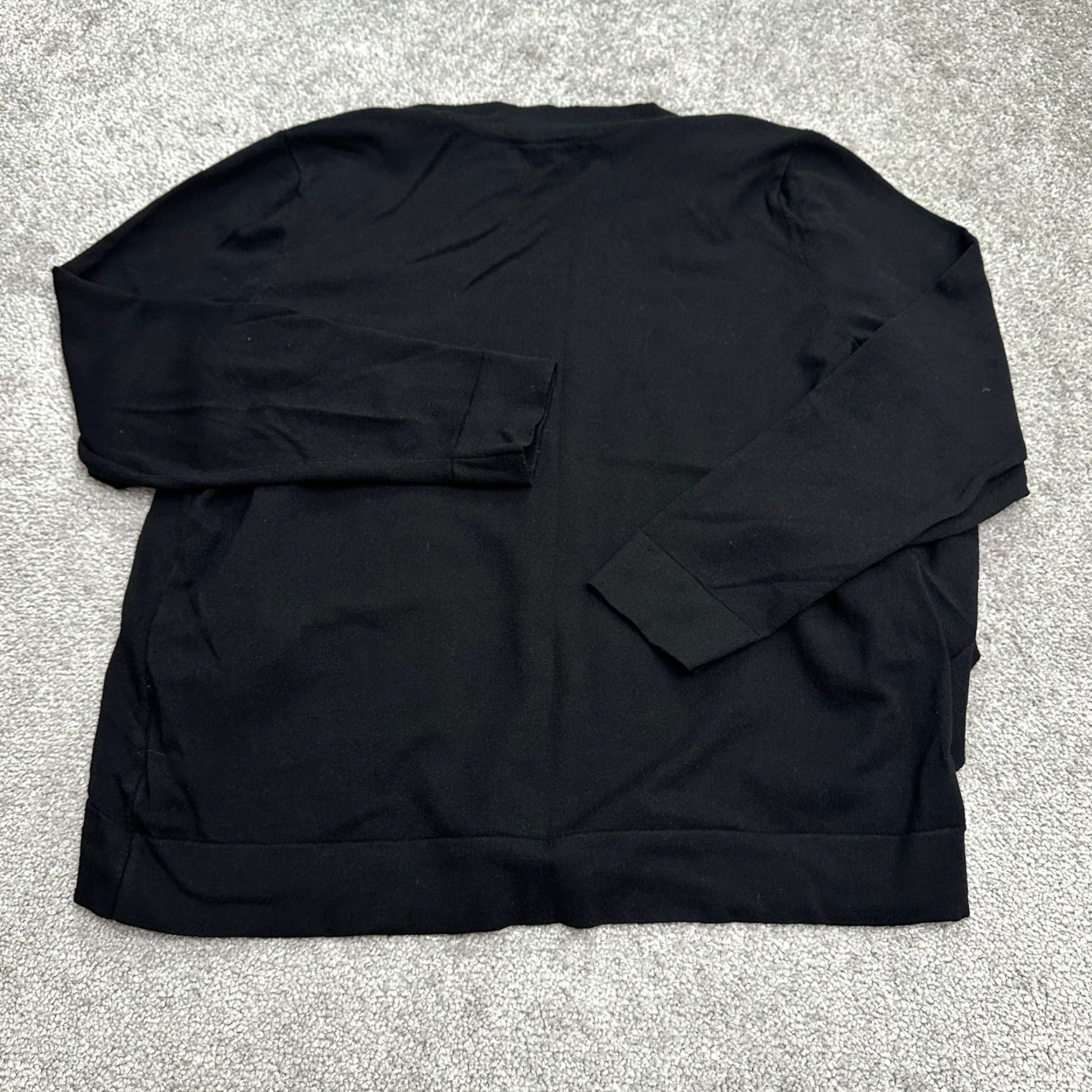 Jones New York Jones New York Cardigan Women 1X Black Knit Open Casual Workwear Womens Size XL / US 12-14 / IT 48-50 - 2 Thumbnail