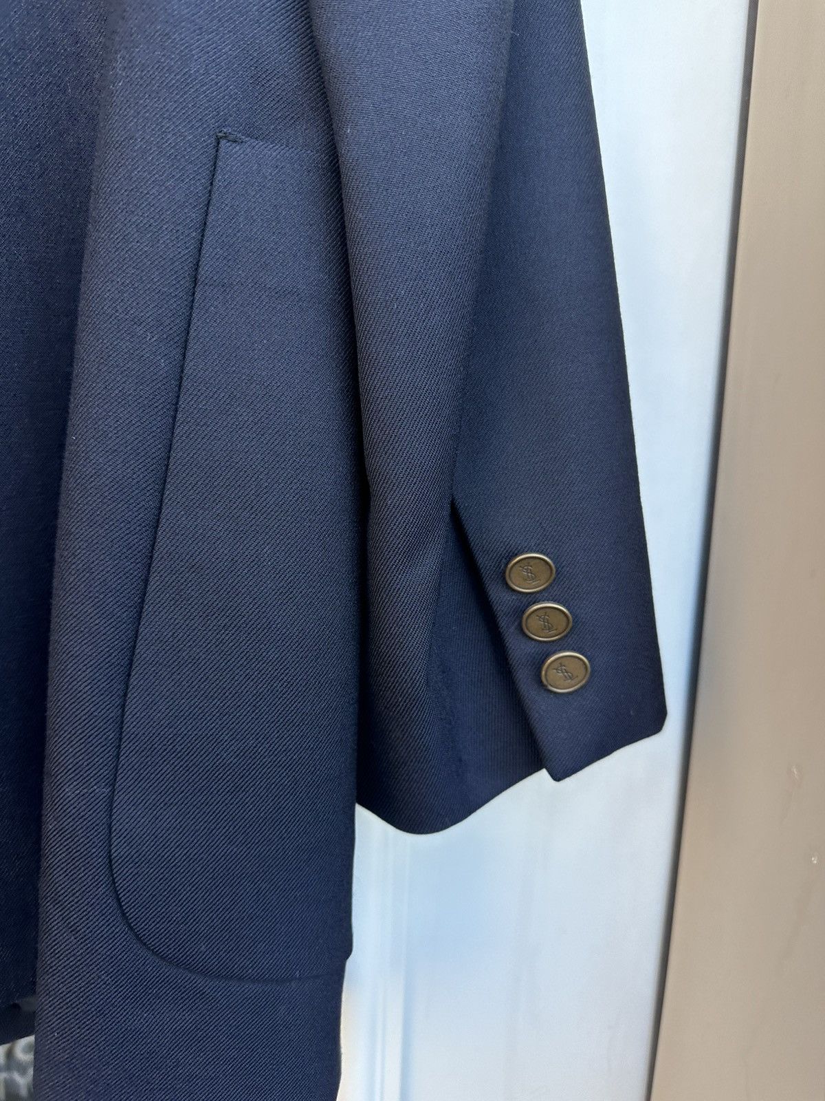 Yves Saint Laurent YSL Yves Saint Laurent Wool Blazer Jacket Size 48R - 14 Thumbnail