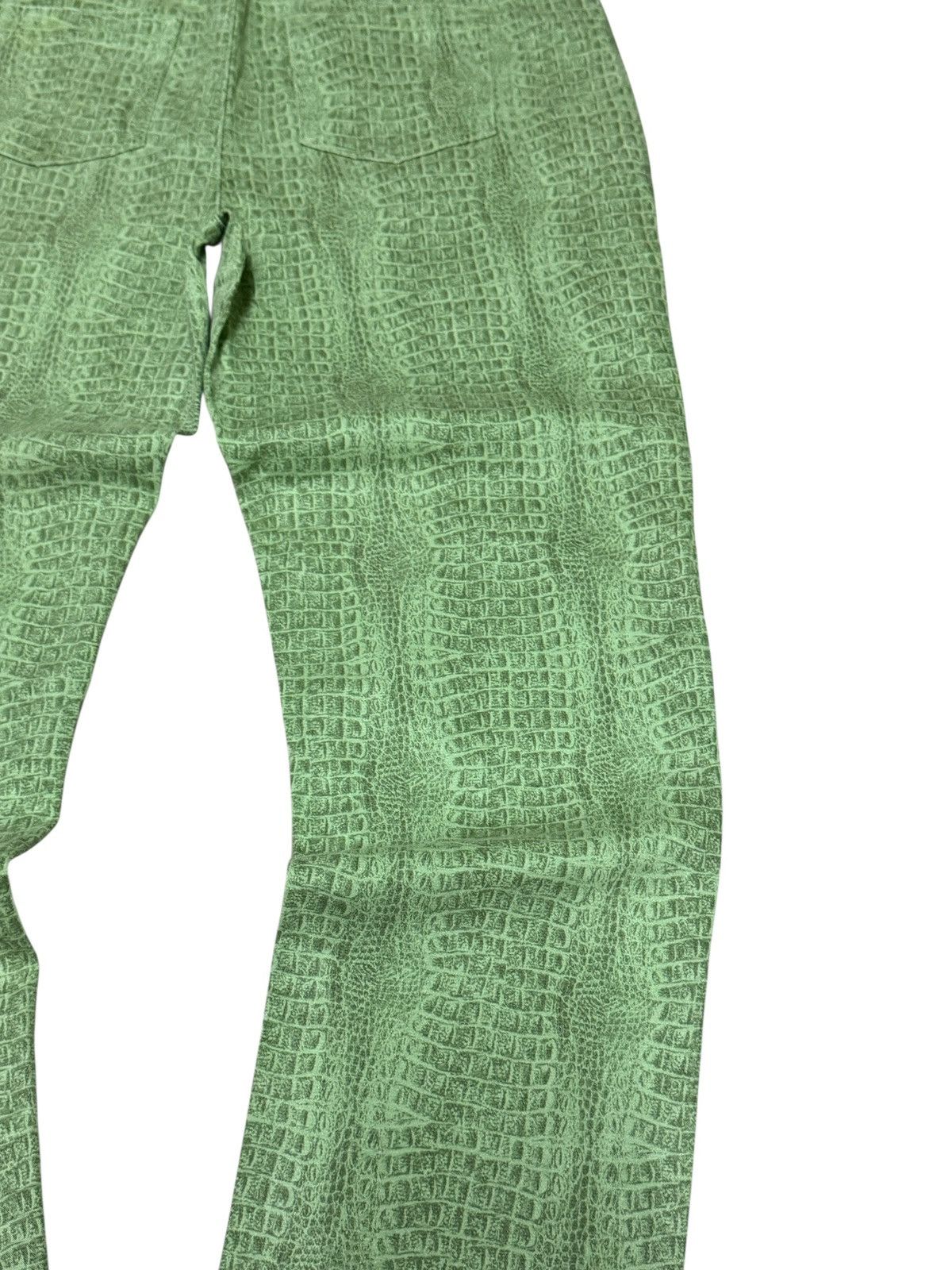 If Six Was Nine Vintage DIANE GILMAN Elastic Snake Design Pants Size US 30 / EU 46 - 12 Thumbnail