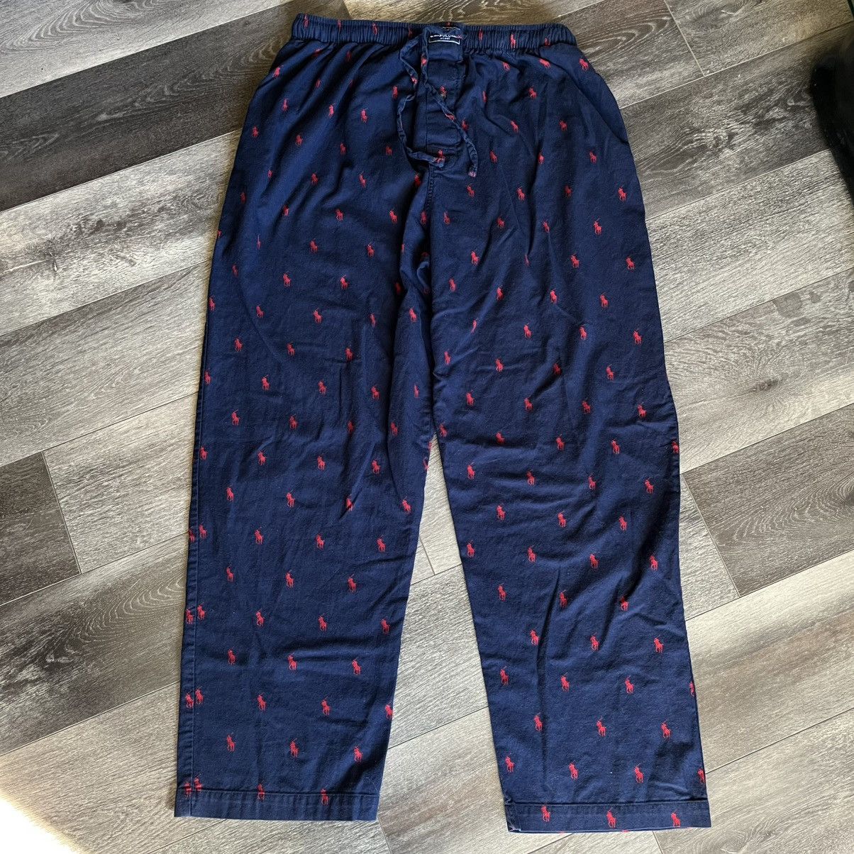 Polo Ralph Lauren Vintage Polo Ralph Lauren All Over Logo Pony Pants Size XL Size US 36 / EU 52 - 2 Thumbnail