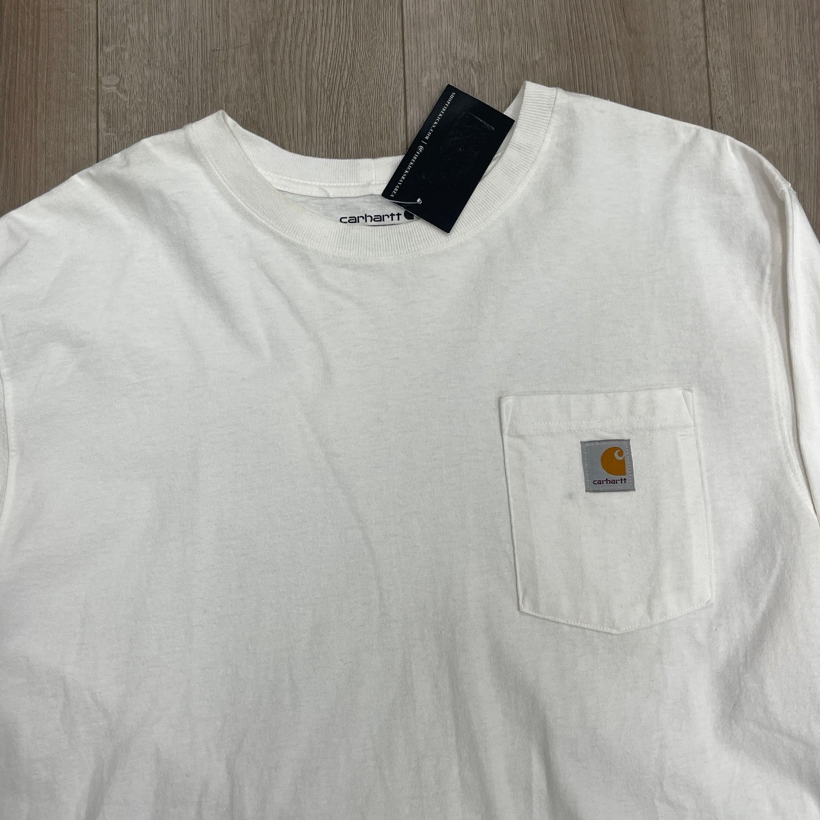 Carhartt Carhartt Loose Fit Long Sleeve white Pocket Tee Shirt Size L Size US L / EU 52-54 / 3 - 5 Thumbnail