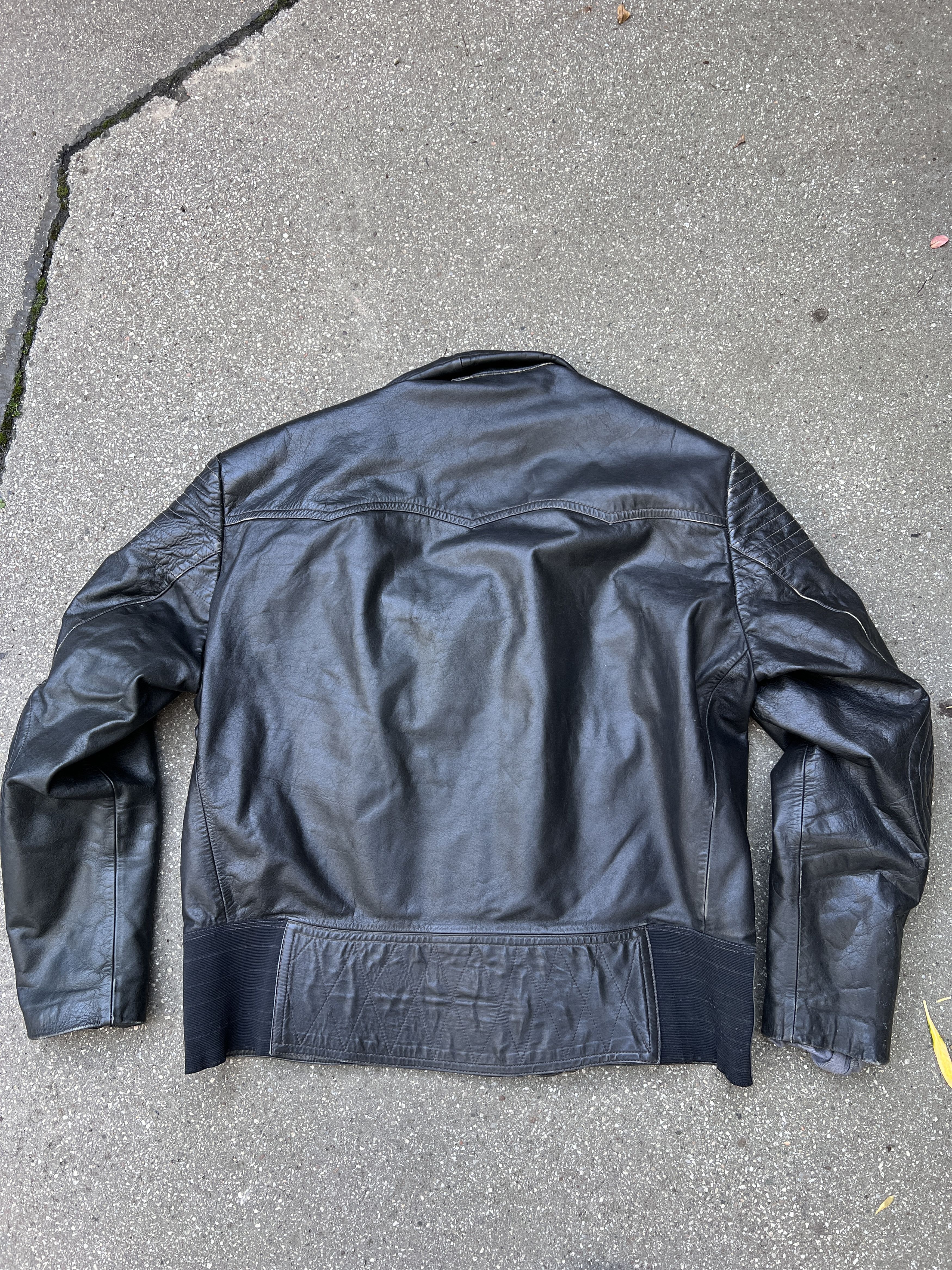 Hysteric Glamour Vintage leather jacket rick owens balenciaga LGB style y2k Size US L / EU 52-54 / 3 - 14 Thumbnail