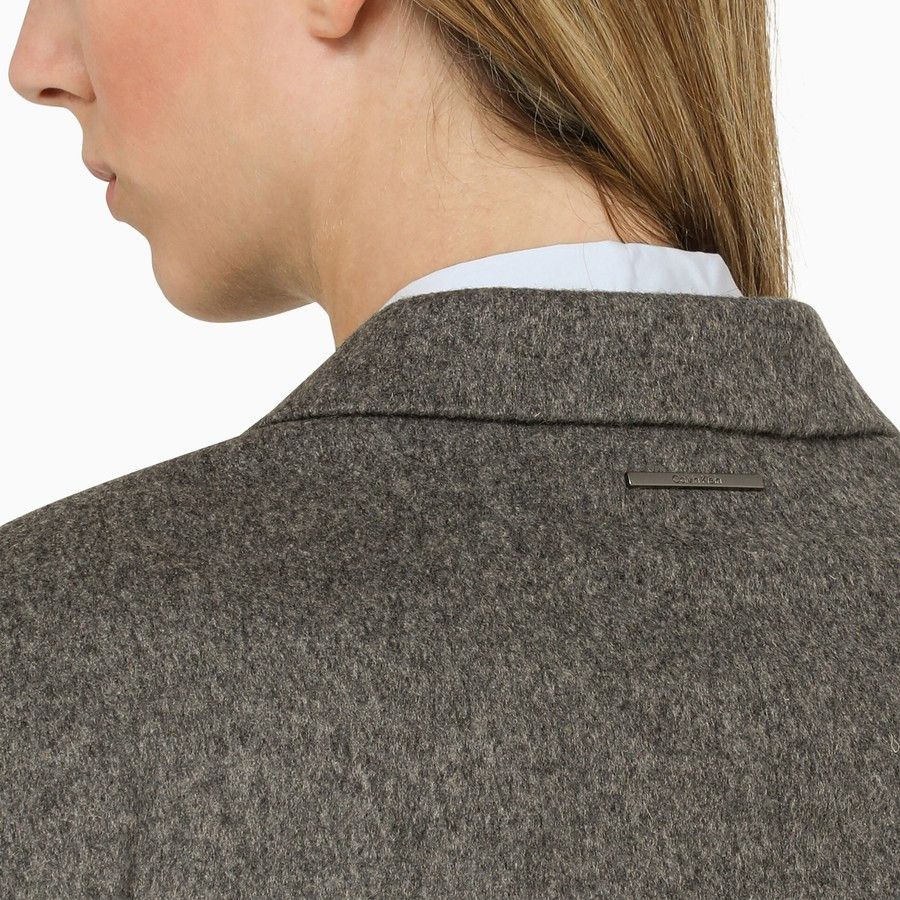 Calvin Klein o1d2blof0824 Wool Tailored Jacket in Grey Size S / US 4 / IT 40 - 5 Thumbnail