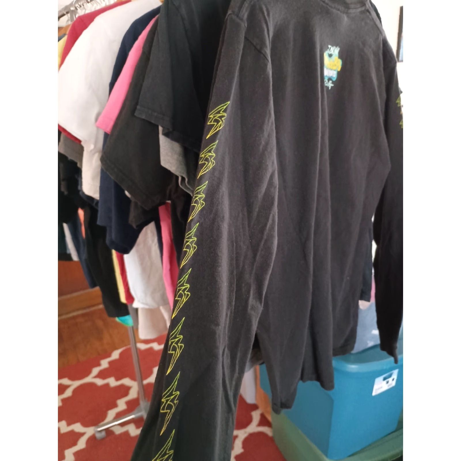 Vintage VINTAGE SpongeBob SquarePants J Balvin Collab Long Sleeve Tee Shirt Made In USA Size US M / EU 48-50 / 2 - 6 Thumbnail