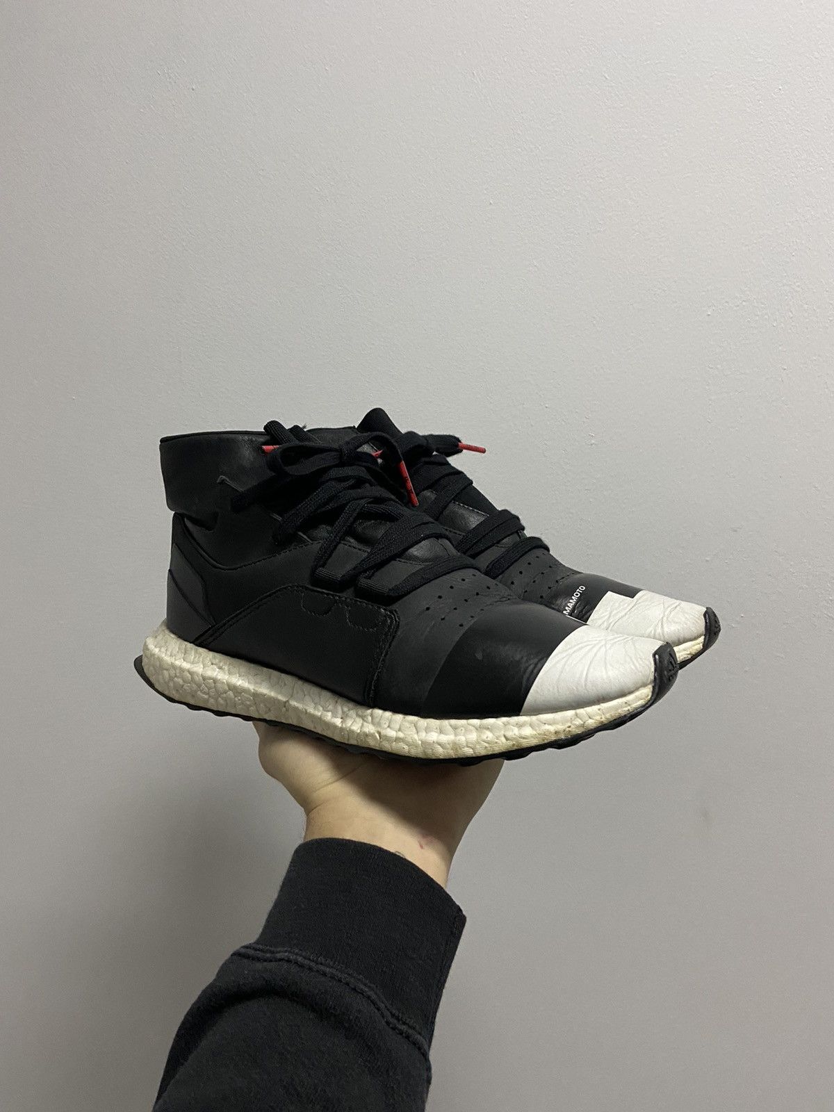Nike × Vintage Y-3 yohji Yamamoto adidas hi top sneakers vintage boost Size US 8 / EU 41 - 1 Thumbnail