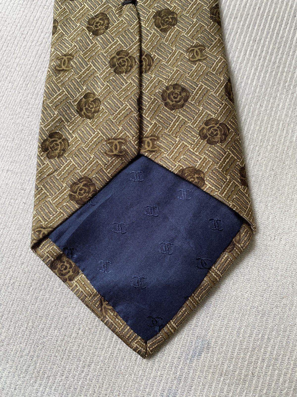 Chanel Chanel Paris Silk Necktie Size ONE SIZE - 6 Thumbnail