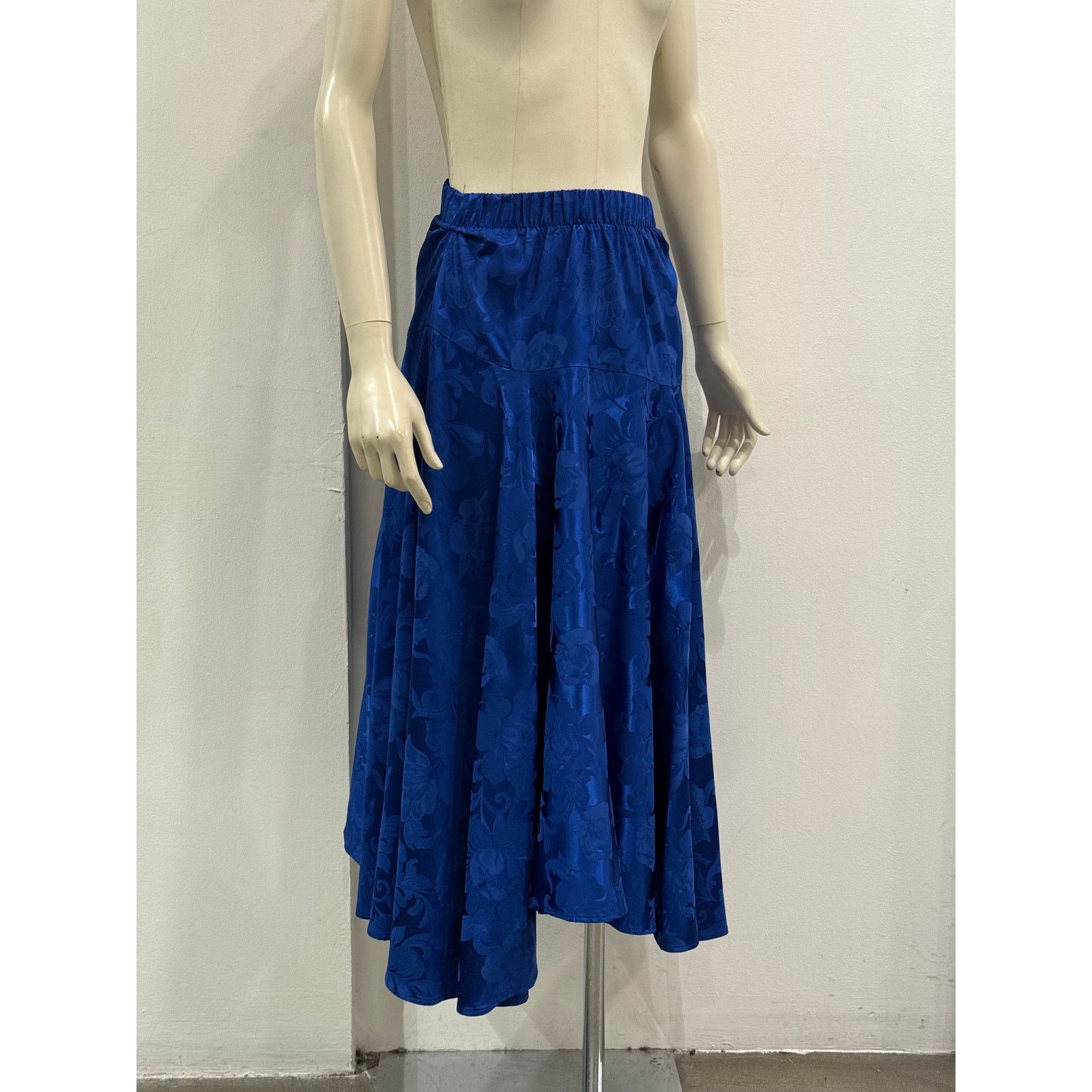 A/W2020 Balenciaga iridescent floral long skirt