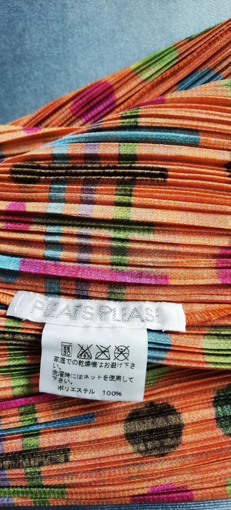 Issey Miyake Issey Miyake Orange polka dot top Size XL / US 12-14 / IT 48-50 - 2 Thumbnail