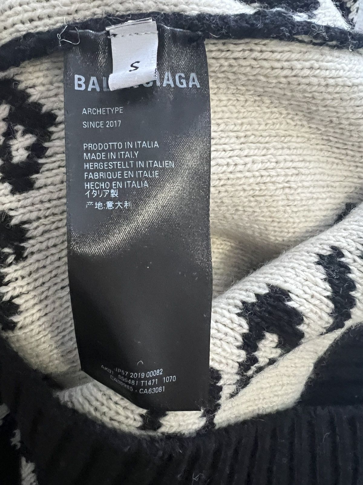 Balenciaga Balenciaga Logo Knit Size US S / EU 44-46 / 1 - 4 Thumbnail