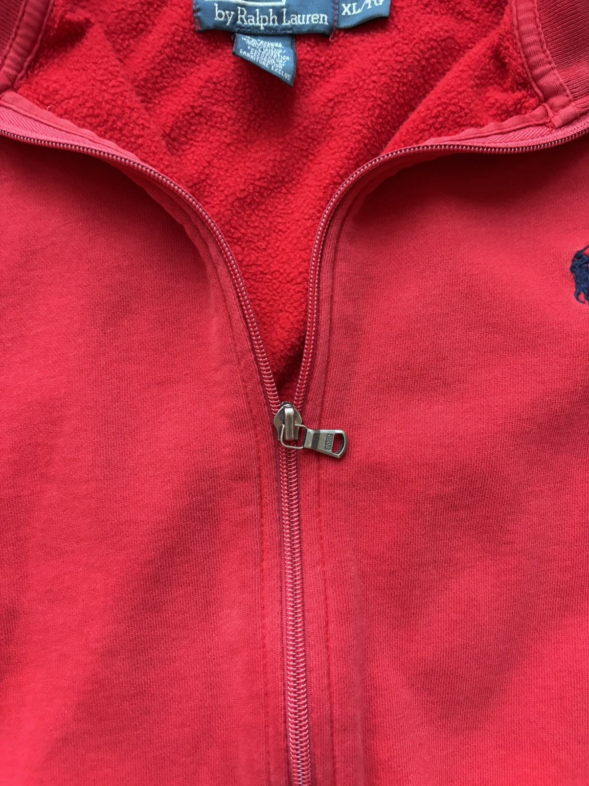 Polo Ralph Lauren Vintage Polo Ralph Lauren Red Track Jacket Zip Sportswear Size US XL / EU 56 / 4 - 3 Thumbnail
