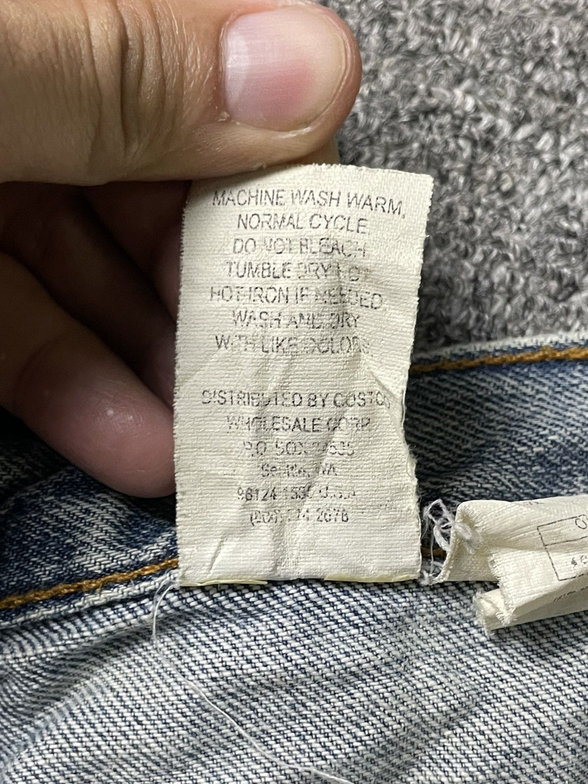 Japanese Brand × Kirkland Signature × Vintage Kirkland Signature Brand Regular Fit Denim Jeans (132) Size US 32 / EU 48 - 7 Thumbnail