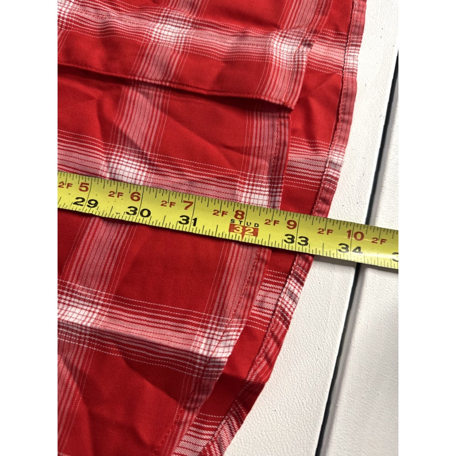 Vintage VINTAGE Dixxon Shirt Mens XL Red Plaid Button-Up Third Street Bamboo Shirt Sz XL Shirt Mens Red Plaid Button-Up Dixxon Bamboo Sz XL Men Casual Shirt Size US XL / EU 56 / 4 - 4 Thumbnail