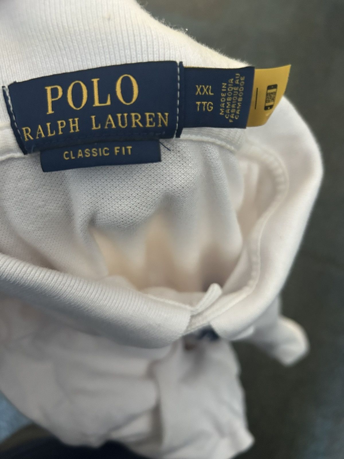 Polo Ralph Lauren Polo Ralph Lauren collar shirt white Size US XXL / EU 58 / 5 - 3 Thumbnail