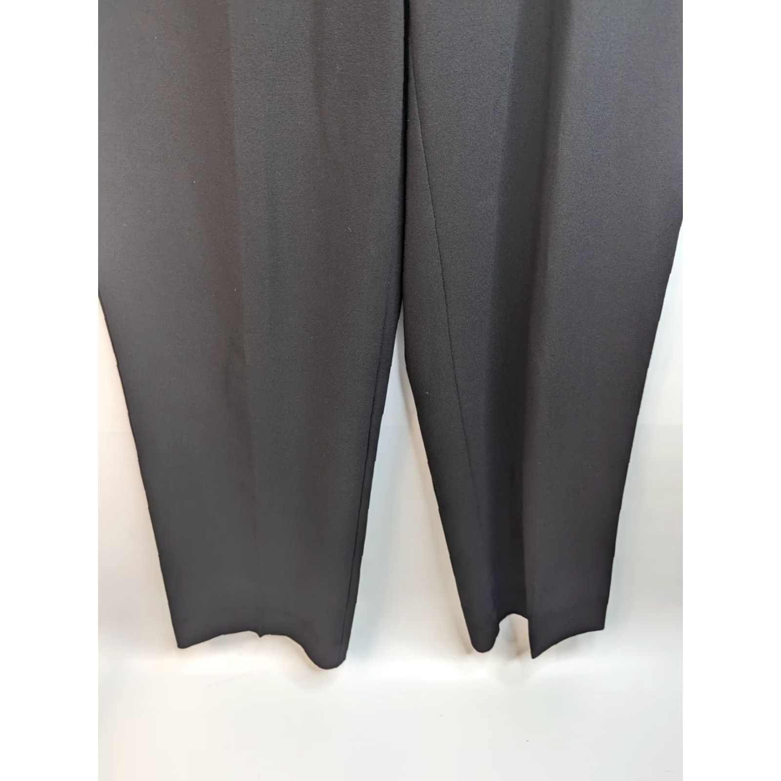Liz Claiborne Liz Claiborne LizSport Women's Dress Pants 10 Black Stretch Straight Rayon Blend Size 32" / US 10 / IT 46 - 3 Thumbnail