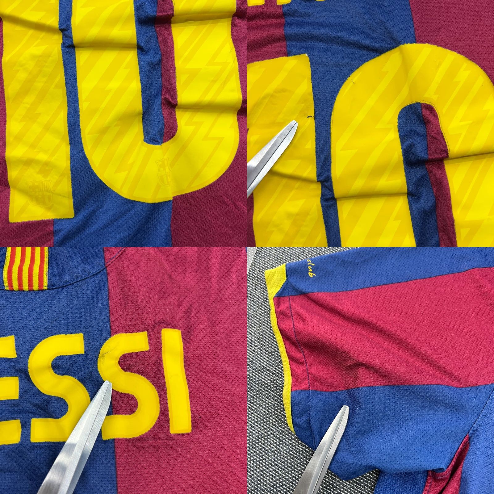 Nike Nike Barcelona 2010-2011 Home Lionel Messi #10 Football Jersey Mens 2XL T-Shirt Football Size US XXL / EU 58 / 5 - 9 Thumbnail