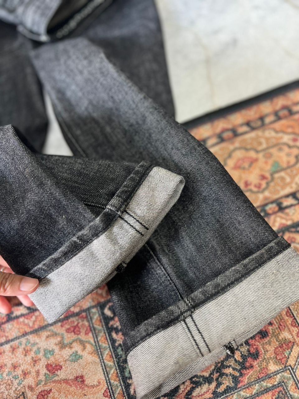 Number (N)ine Number (nine) Takahiro Miyashita’s Black Denim Size US 31 - 10 Thumbnail