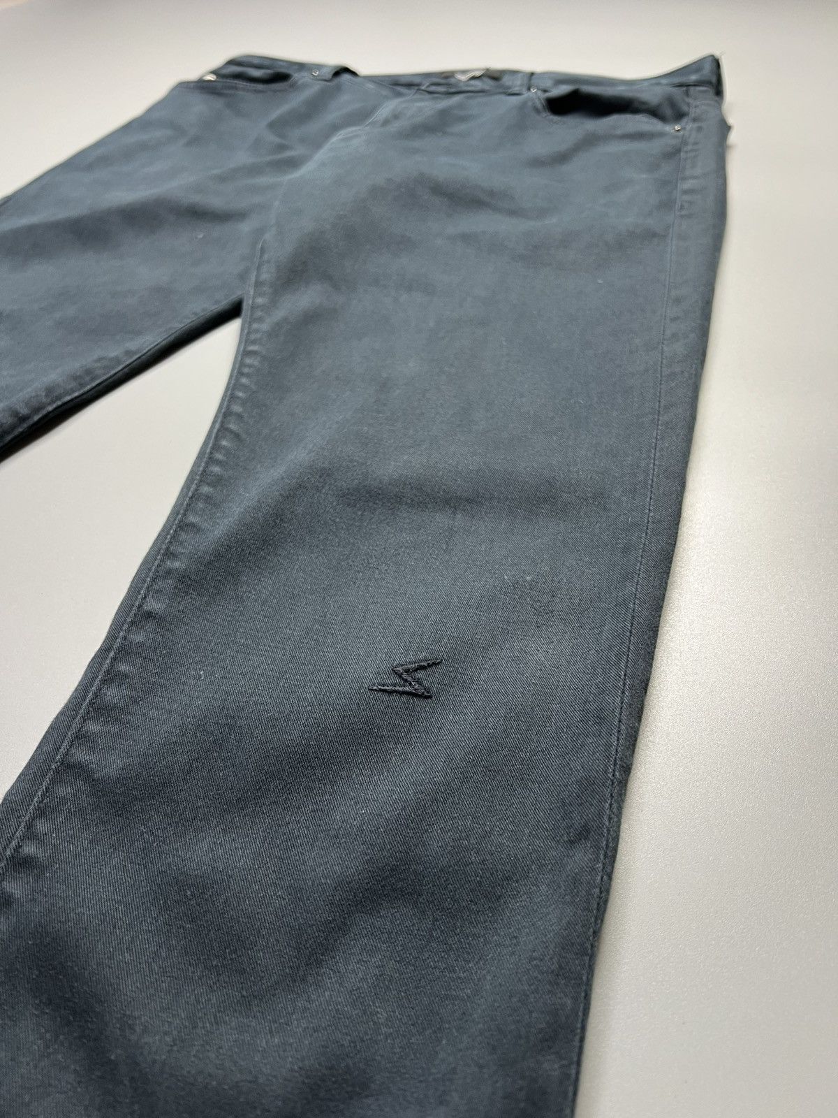 Undercover Undercoverism - AW12 Hem Piping Chino - Pants(Navy BlueDark) Size 30" / US 8 / IT 44 - 5 Thumbnail