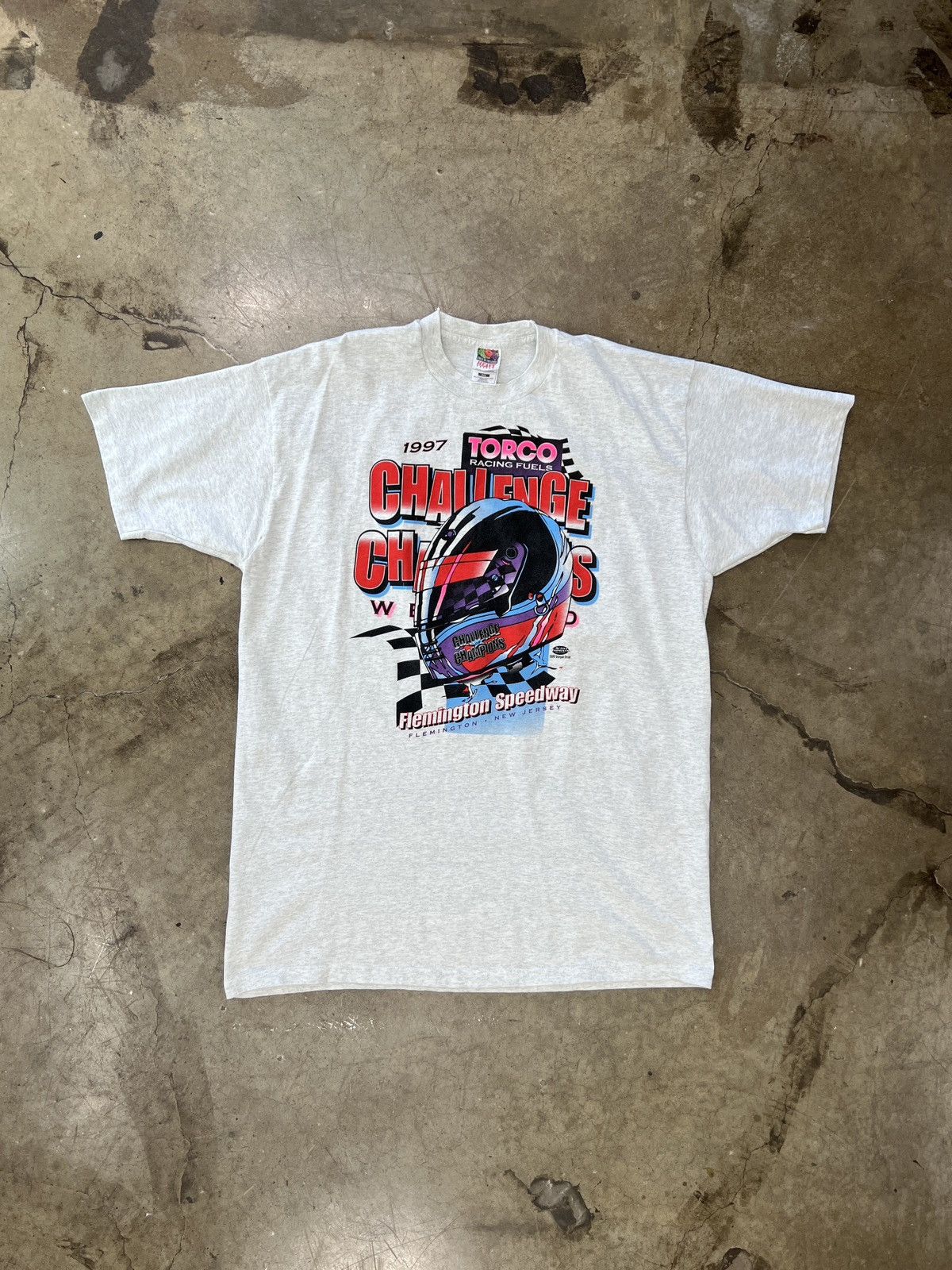 NASCAR Vintage 1997 Challenge Champions Racing Fuels Tee XXL Size US XXL / EU 58 / 5 - 2 Thumbnail