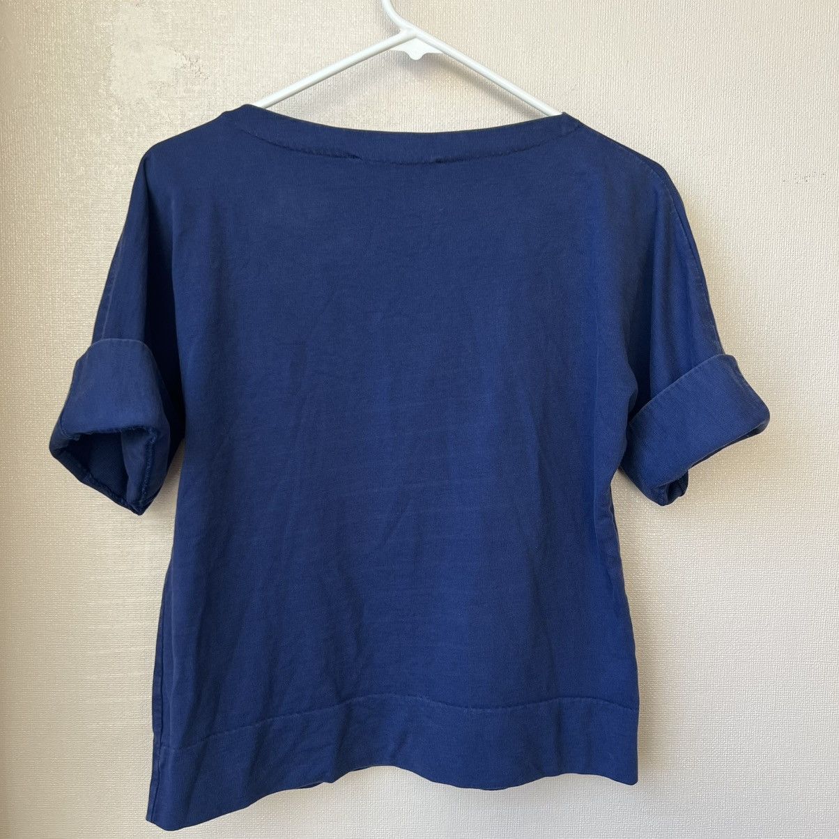SOFIE D'HOORE Sofie D’ Hoore Relaxed Short Sleeve Cotton T-Shirt Navy Size XS / US 0-2 / IT 36-38 - 4 Thumbnail