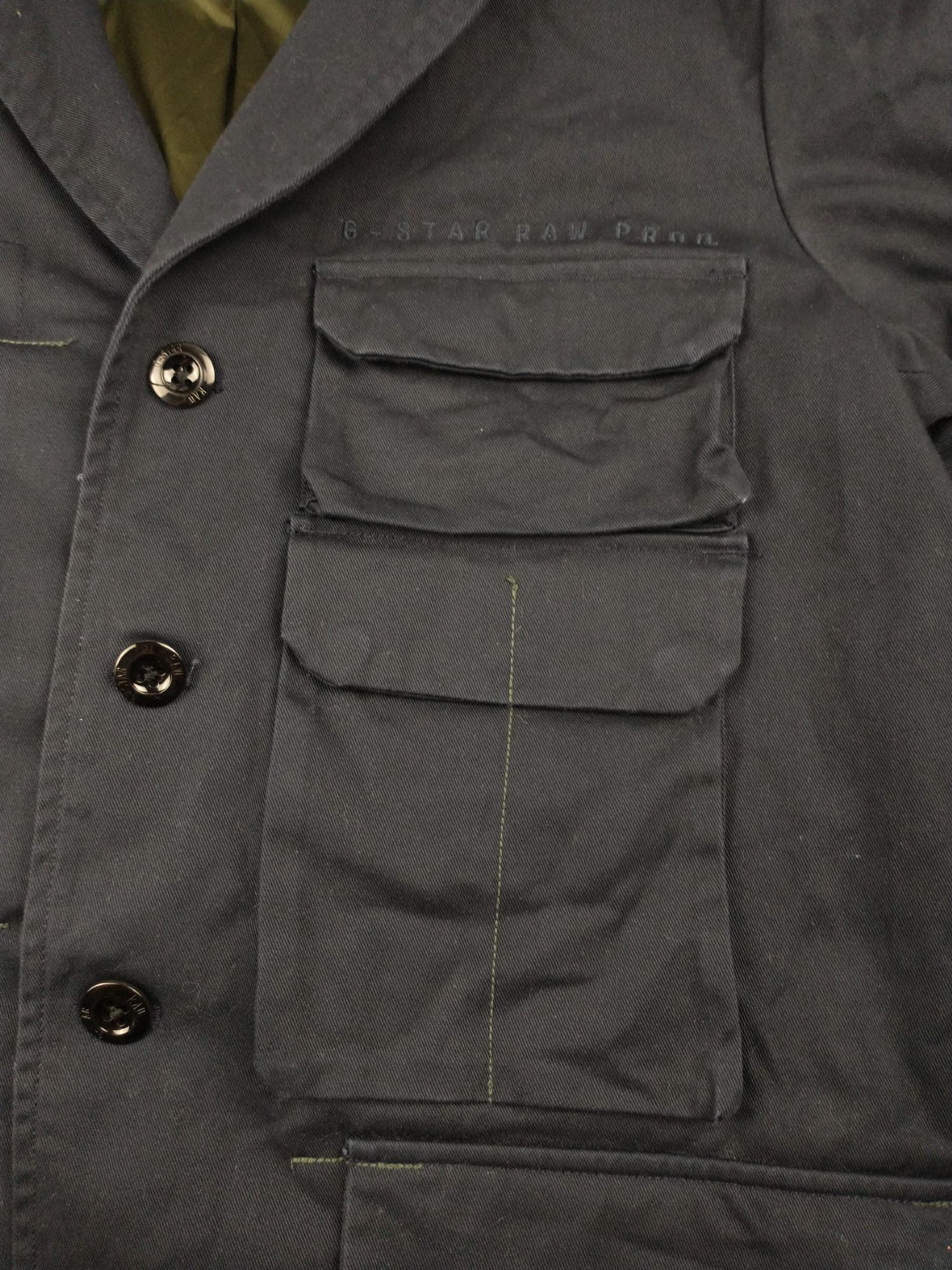 G-Star Stacked Pocket Blazer Constructed Size L Navy Size US L / EU 52-54 / 3 - 15 Thumbnail