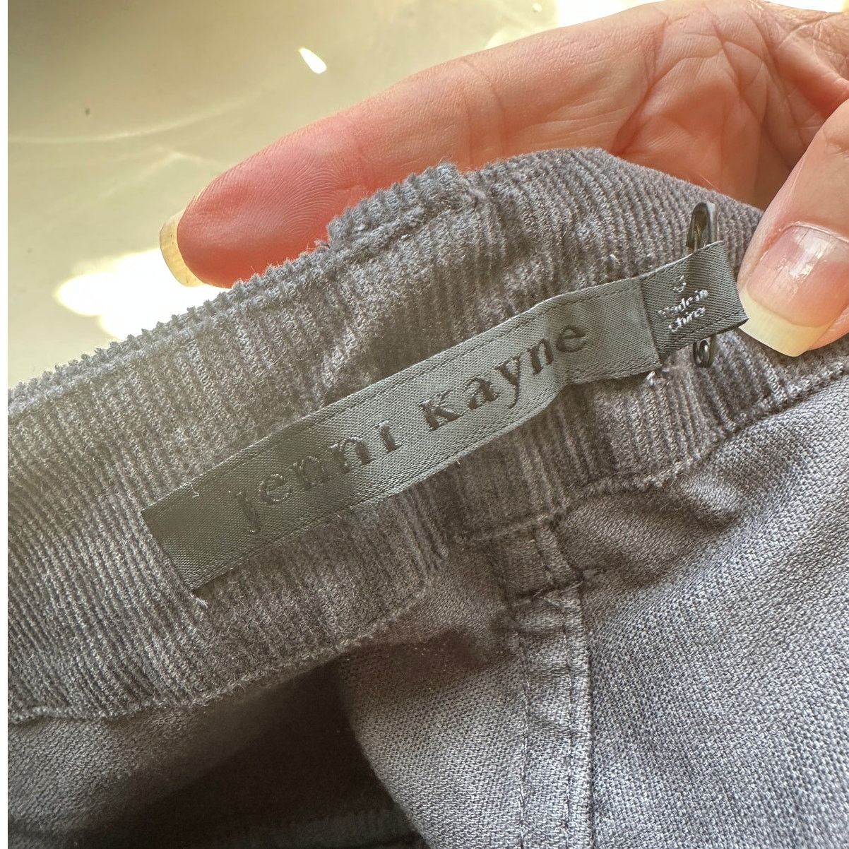 Other Jenni Kayne Gray High Waist Corduroy Ranger Trouser Pants 8 Size 30" / US 8 / IT 44 - 9 Thumbnail