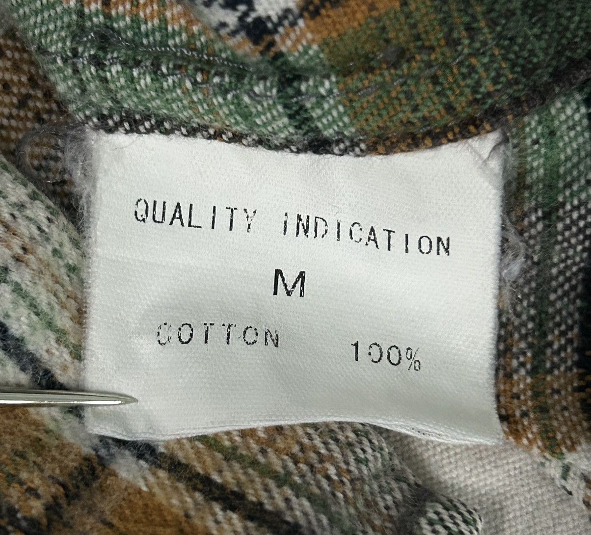 DISCOVERED × Japanese Brand × Vintage 💥NEED GONE💥DISCOVERED FLANNEL STONE BUTTON Size US M / EU 48-50 / 2 - 13 Thumbnail