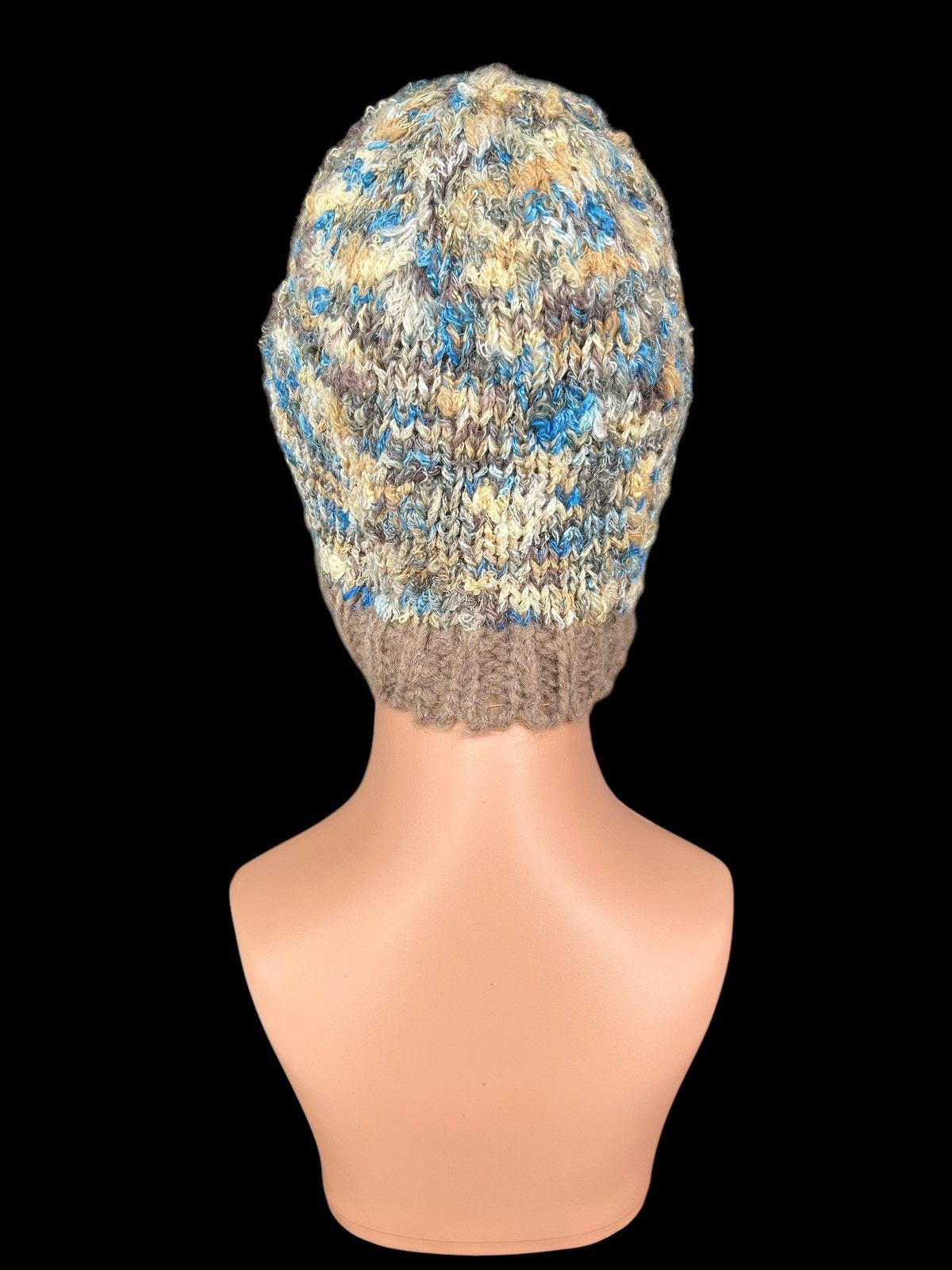 Japanese Brand × Kapital × Vintage Ceochet Knitted Handmade Japanese Beanie Hats Size ONE SIZE - 2 Thumbnail