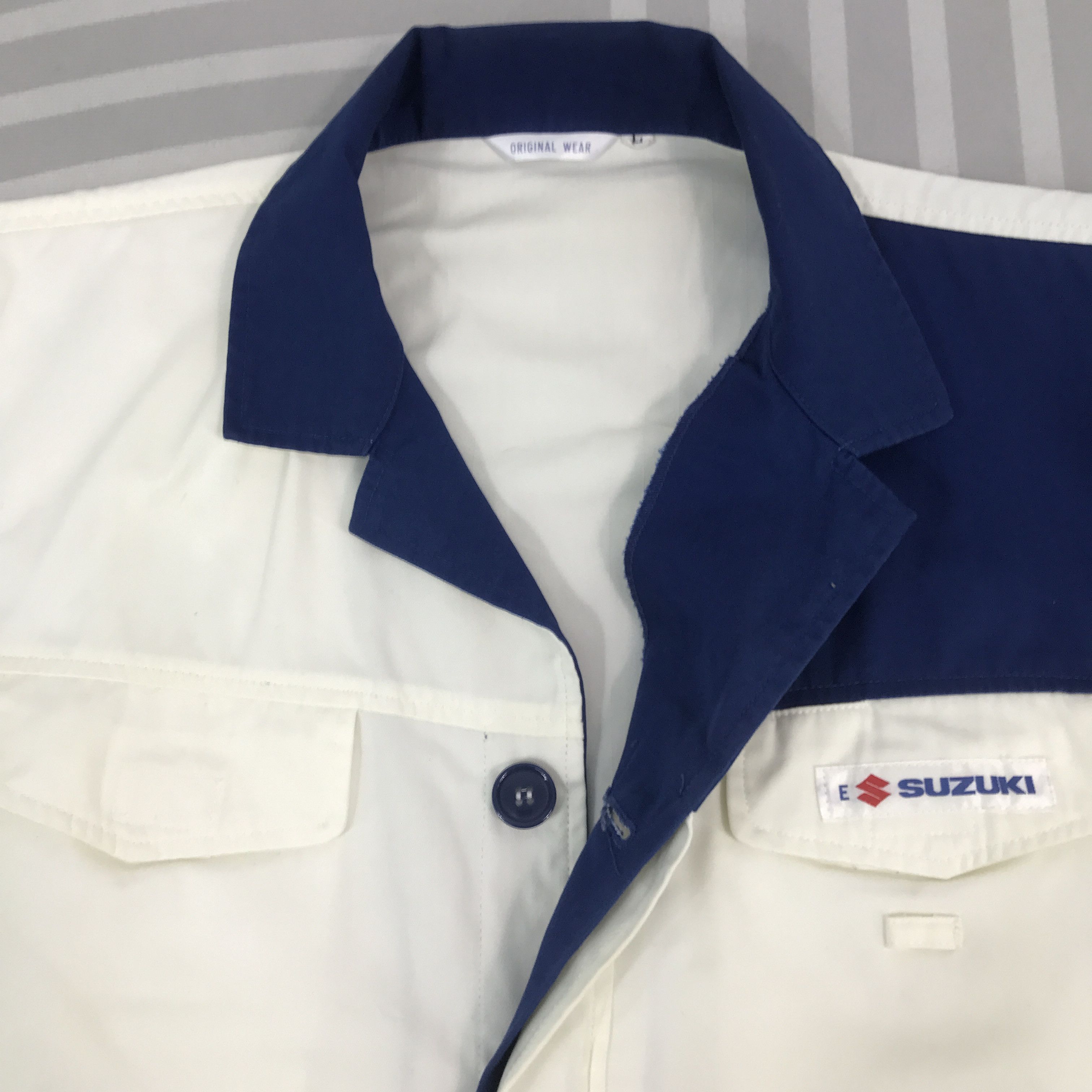 Japanese Brand × Vintage Vintage Suzuki Racing Uniform Jacket Size US L / EU 52-54 / 3 - 8 Thumbnail