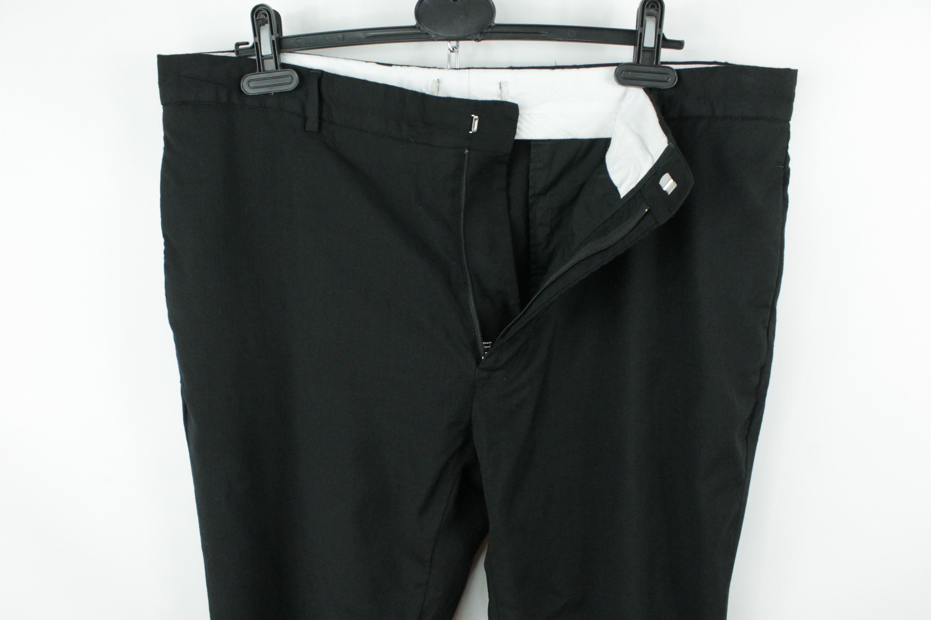 Bottega Veneta Bottega Veneta Slim Fit Casual Black Wool Pants Size US 38 / EU 54 - 2 Thumbnail