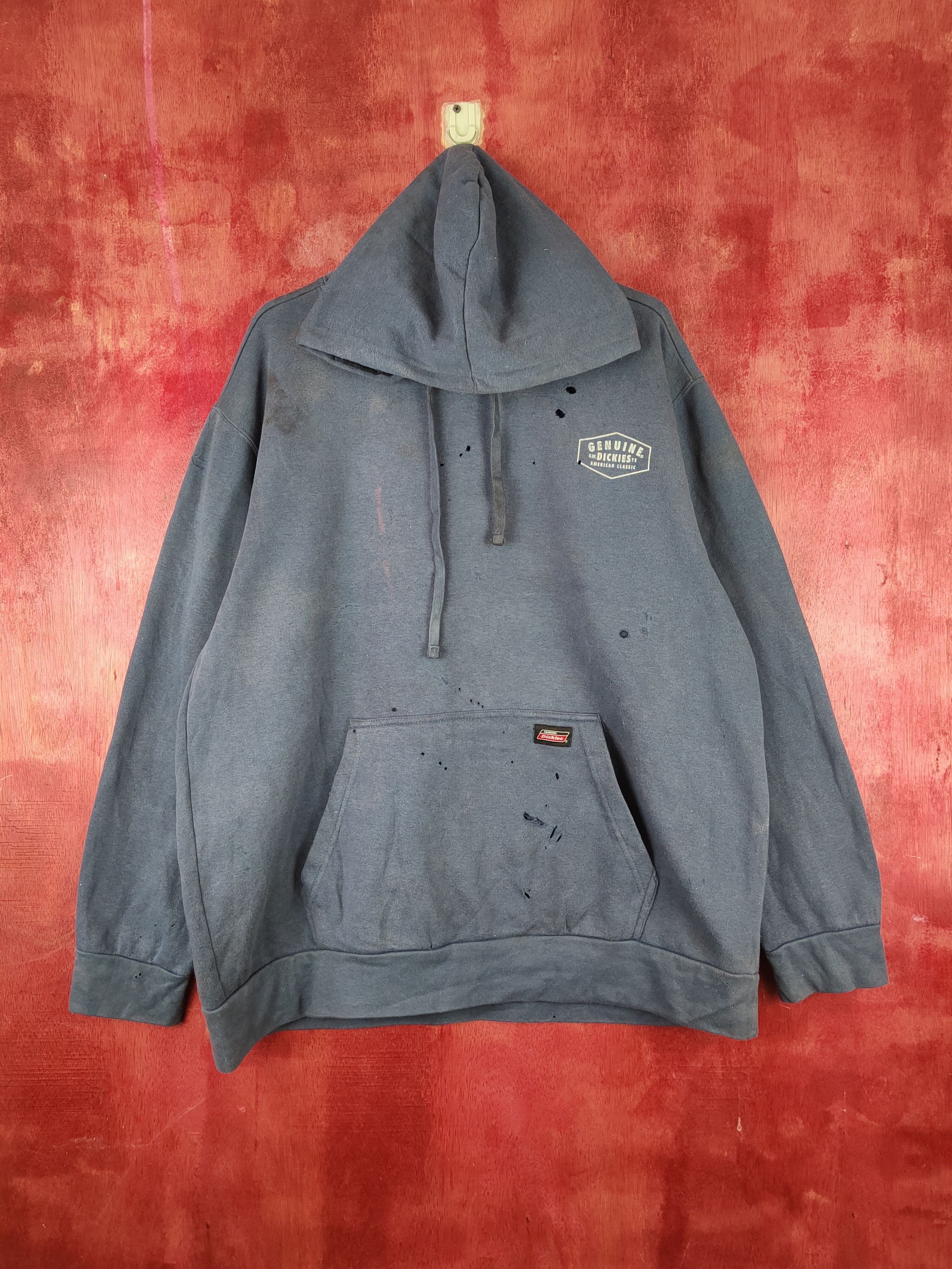Dickies Dickies vtg Faded ripped distressed Hoodie Sweatshirts#S1866 Size US XL / EU 56 / 4 - 1 Thumbnail