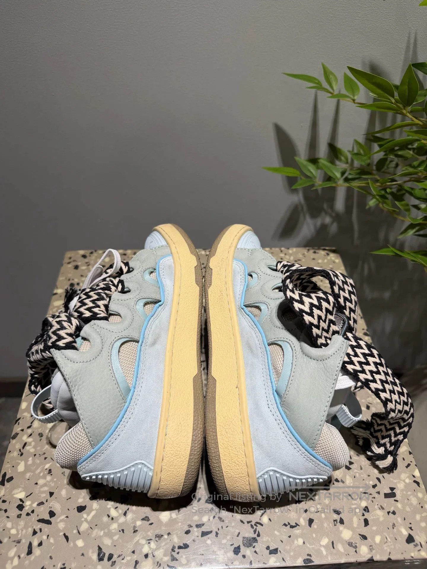 Lanvin Lanvin Curb Leather Women's Sneakers. Size US 5 / IT 35 - 4 Thumbnail