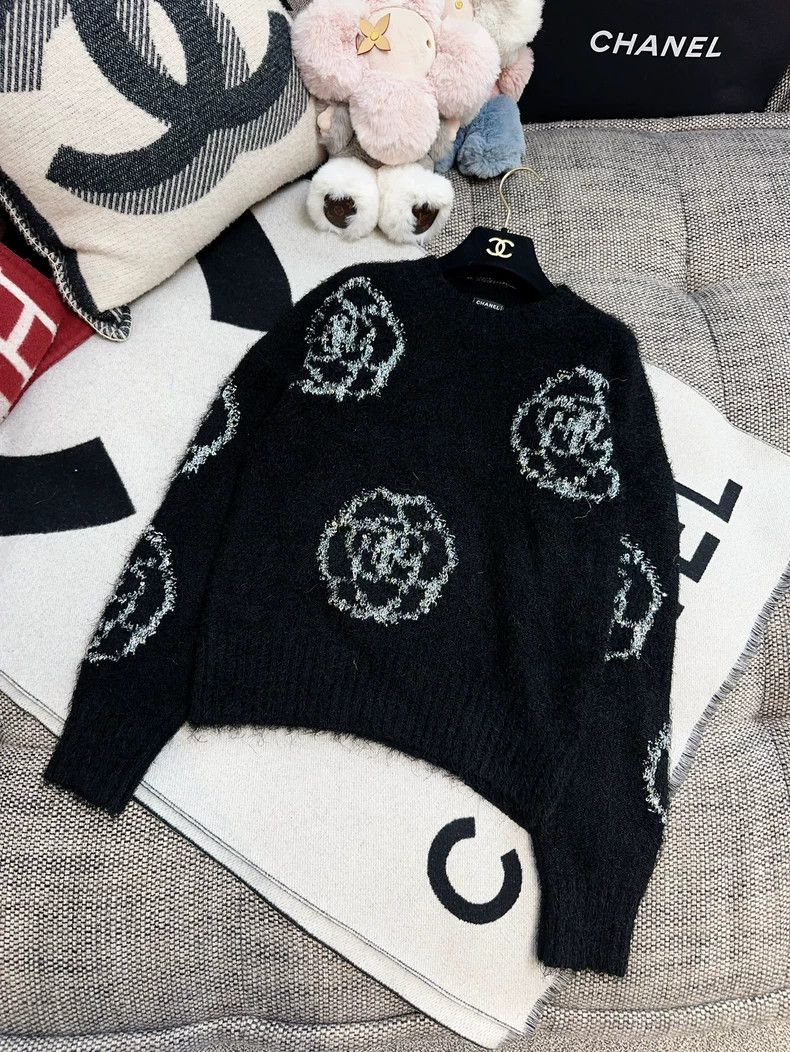 Chanel Chanel 23k autumn and winter black shiny camellia sequin k Size XXS / US 00 / IT 34 - 7 Thumbnail