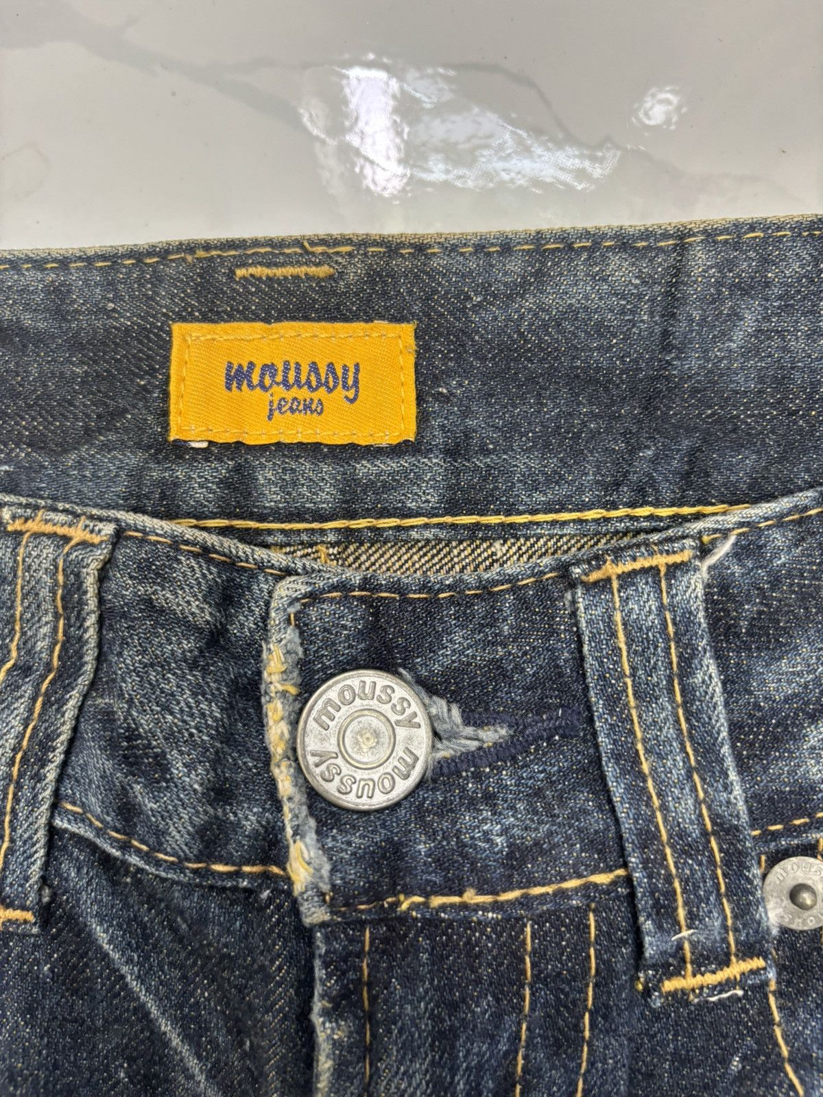 Hysteric Glamour × If Six Was Nine Vintage Flared Jeans Mud Wash IfSixWasNine Lgb Moussy Jeans Size 27" / US 4 / IT 40 - 9 Thumbnail