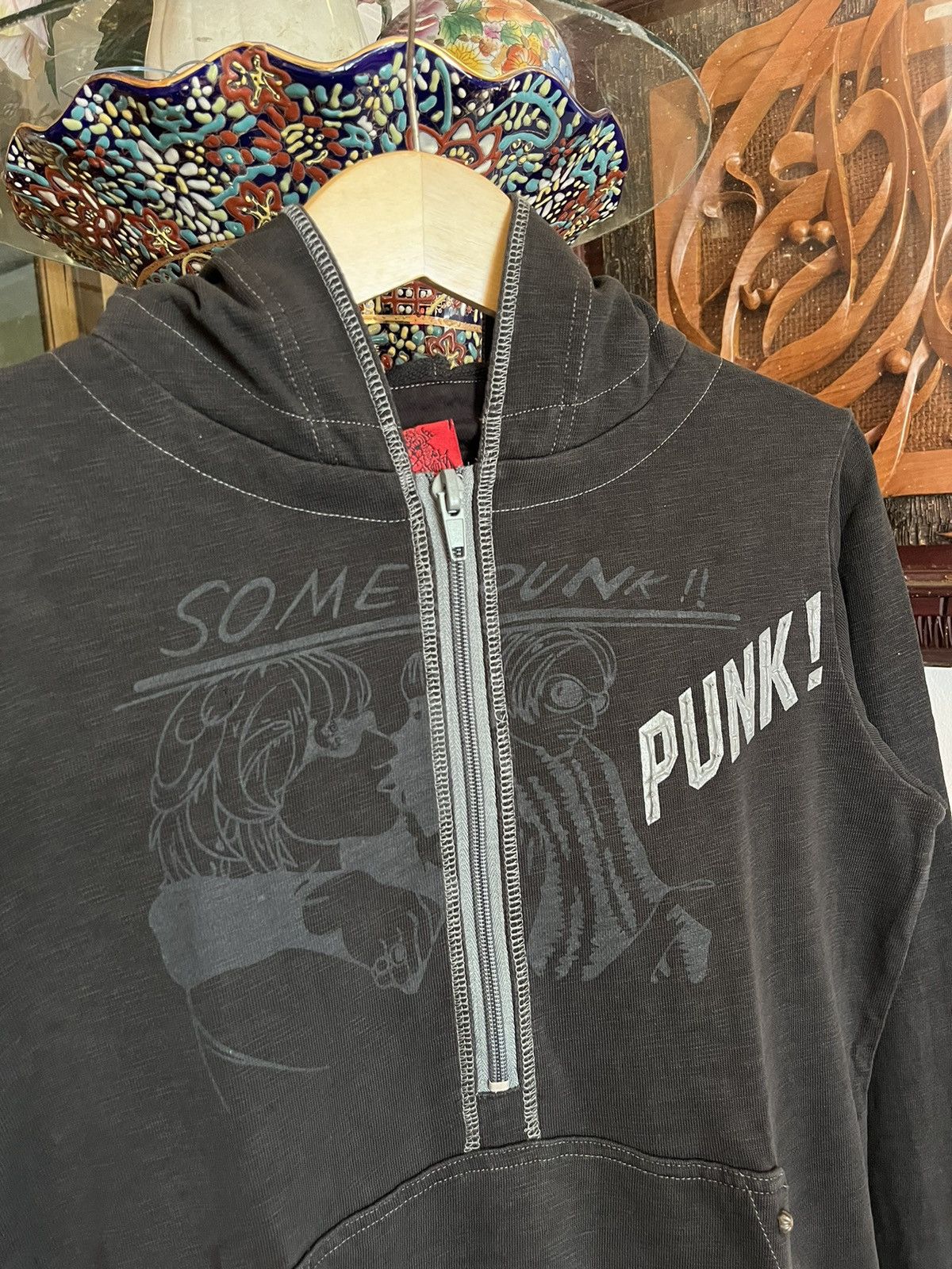If Six Was Nine Y2K Kmrii Punk is not dead Cudle Zip Hoodie Size US XS / EU 42 / 0 - 2 Thumbnail