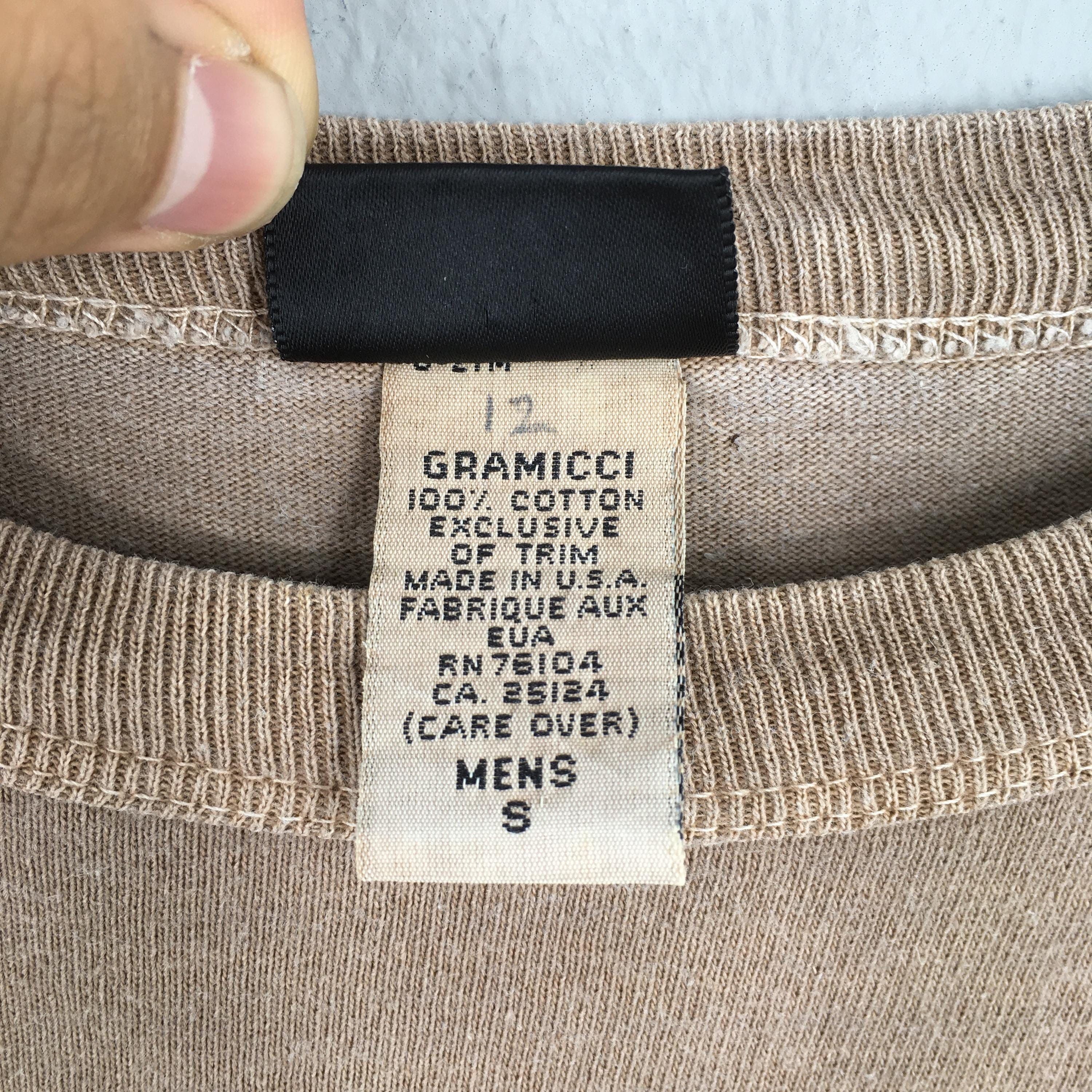 Gramicci × Vintage Vintage 90s Gramicci Usa Brown Graphics Tshirt Small Size US S / EU 44-46 / 1 - 8 Thumbnail