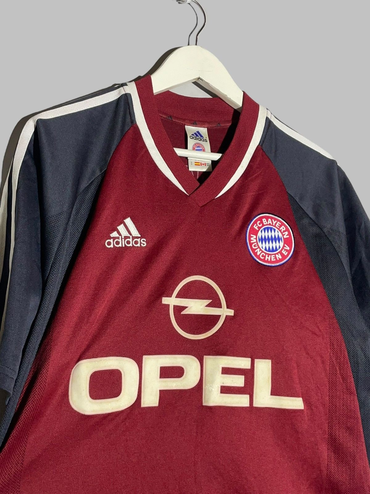 Adidas × Vintage #9 Elber Bayern Munchen Adidas 2001/02 Vintage Home Jersey Size US S / EU 44-46 / 1 - 4 Thumbnail