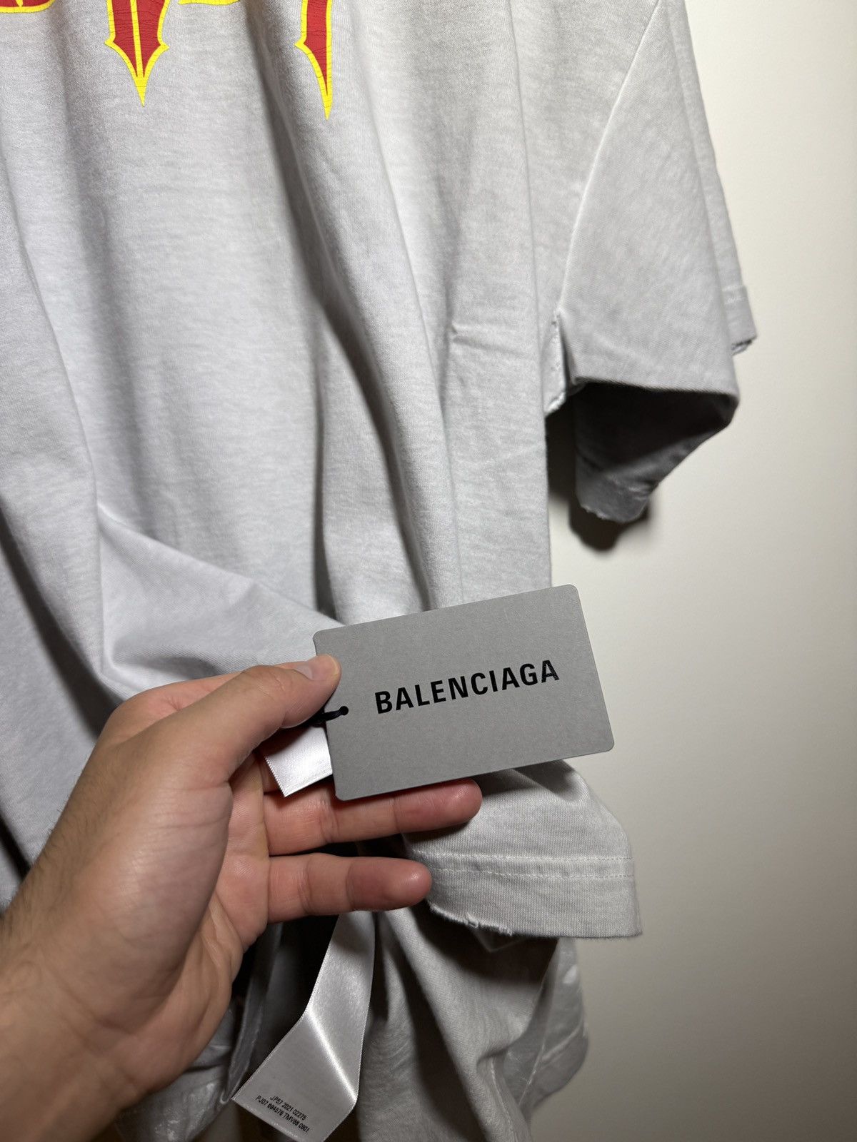 Balenciaga Balenciaga Metal Vintage Oversized T Shirt 4 Size US XL / EU 56 / 4 - 22 Thumbnail