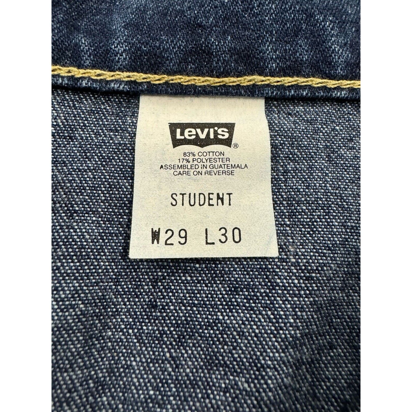 Levi's Deadstock Vintage 90s Y2K Baggy Levis L2 Silvertab W29 X L30 Size US 29 - 3 Thumbnail