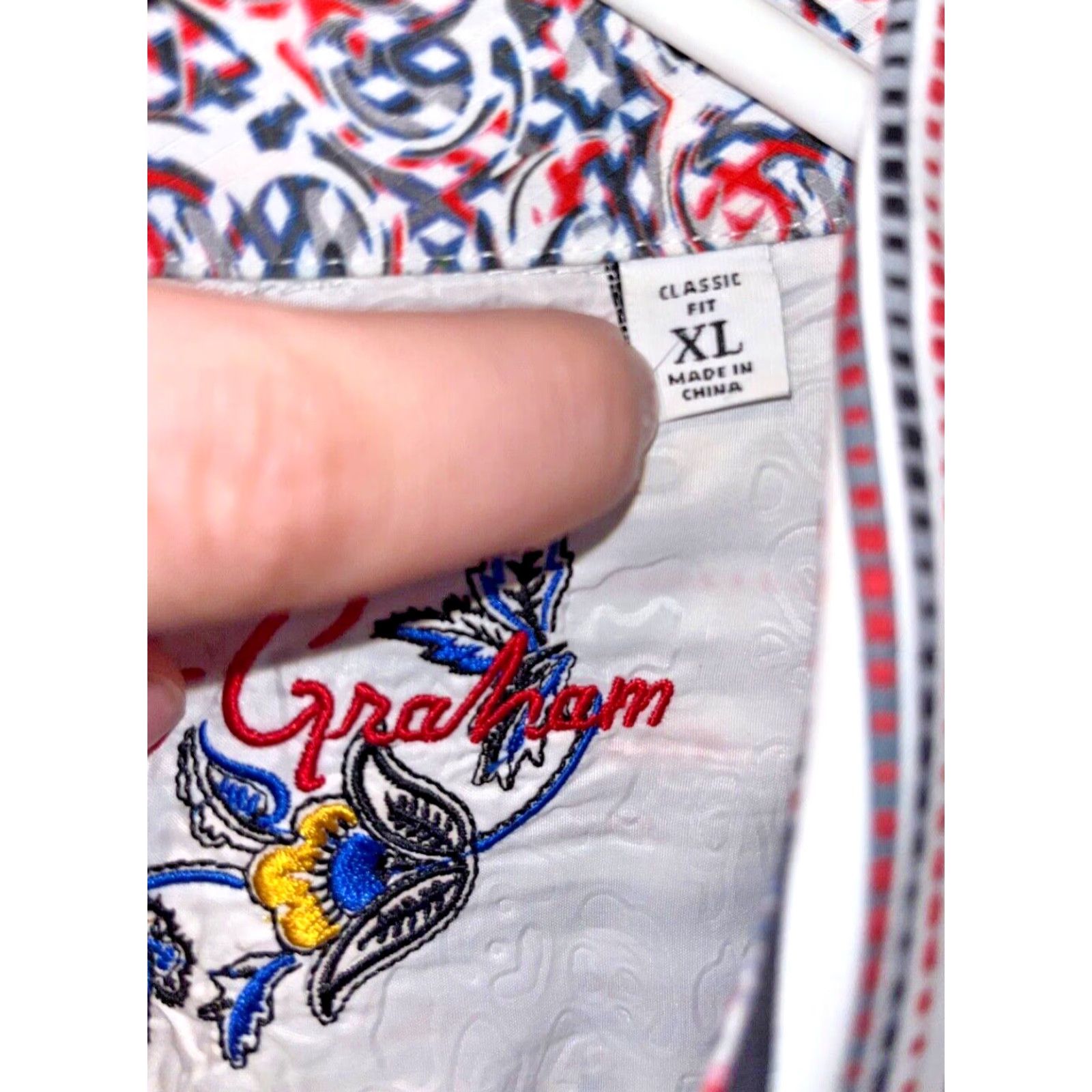Robert Graham Robert Graham Button-Down Shirt Mens XL Striped NWOT Classic Fit Size US XL / EU 56 / 4 - 7 Thumbnail