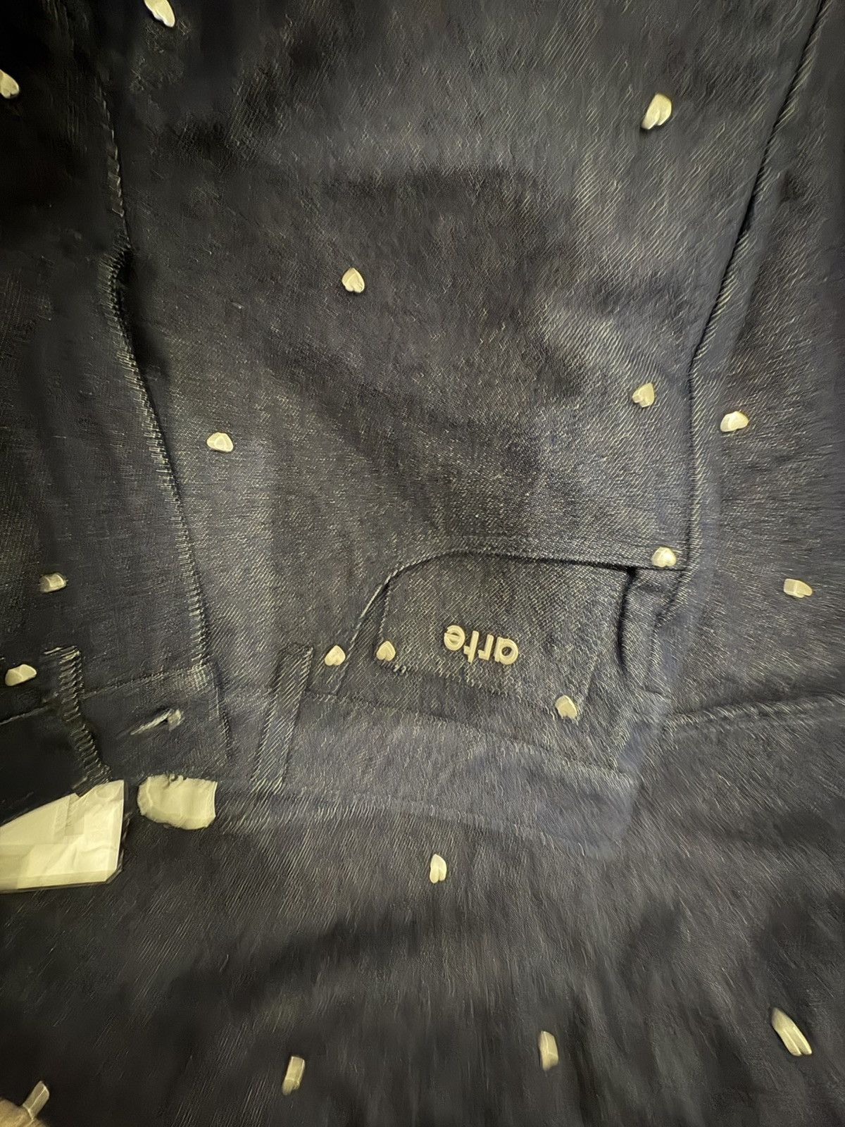 Arte Antwerp ARTE ANTWERP LOOSE HEART DENIM PANTS Size US 28 / EU 44 - 3 Thumbnail