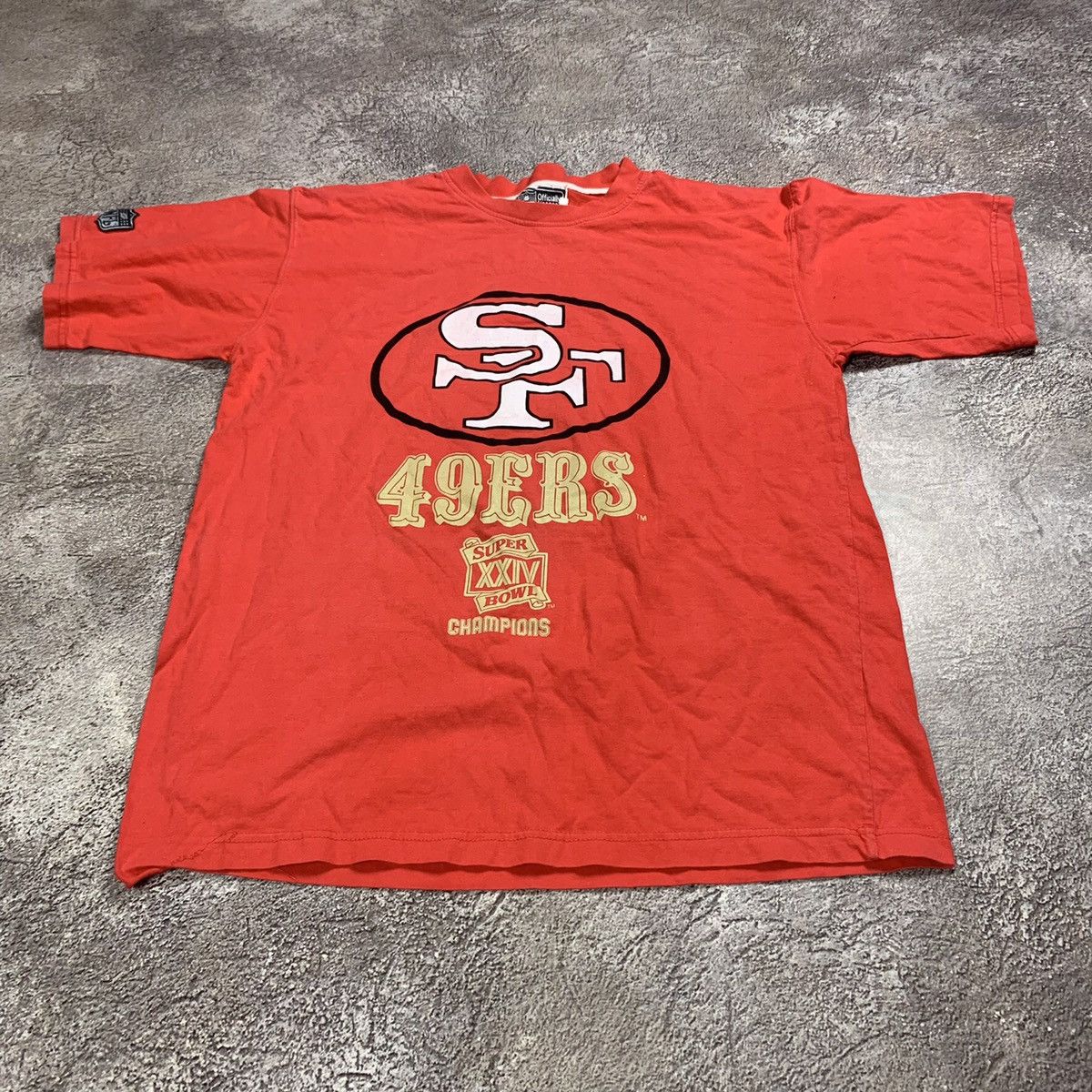 Vintage Vintage 90s NFL 49ers Super Bowl Graphic Tee Streetwear XL Size US XL / EU 56 / 4 - 2 Thumbnail