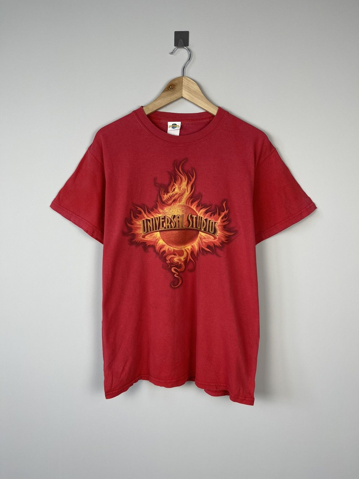 Universal Studios × Vintage Vintage 90s Universal Studios Flame Logo Tee Size US M / EU 48-50 / 2 - 2 Thumbnail