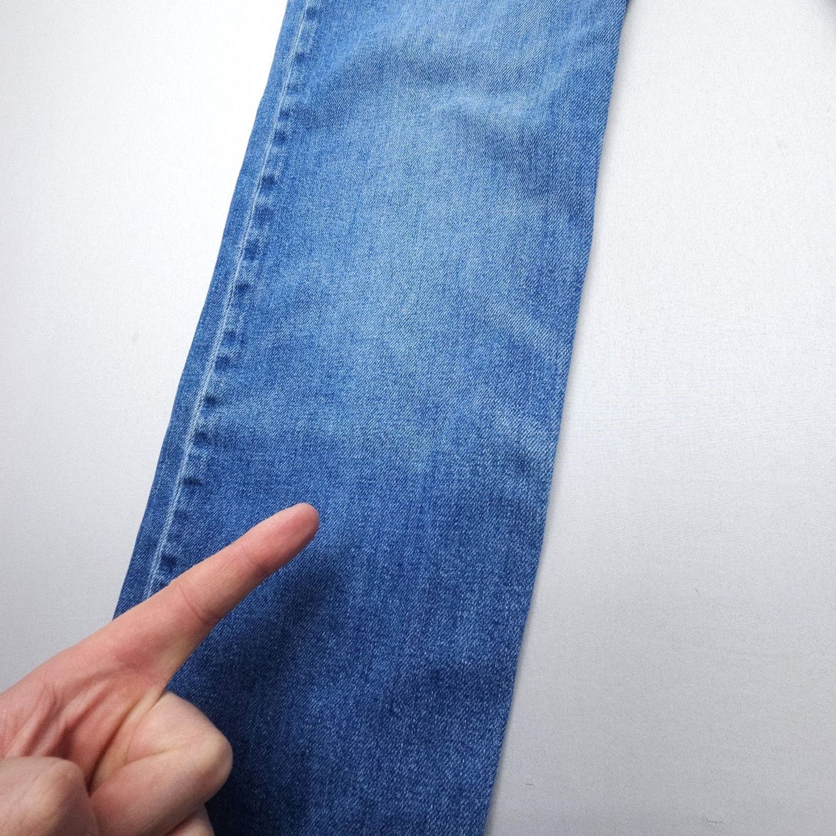 Aritzia Aritzia Jeans Arlo High Rise Straight 26x28 Blue Button Fly Denim Women's Jeans Size 26" / US 2 / IT 38 - 5 Thumbnail