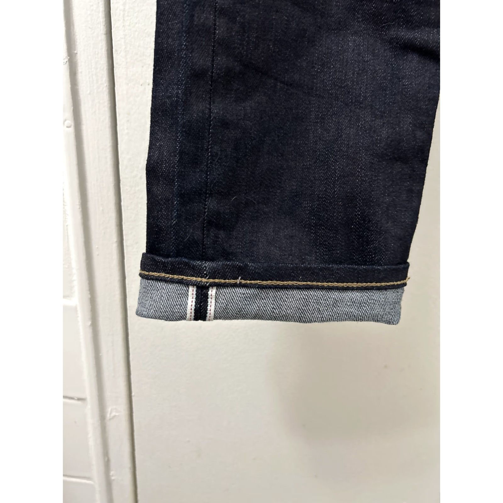 Uniqlo Uniqlo Jeans Slim Denim 31x34 Blue Men's Slim Fit 5-Pocket Zipper Button Cotton Spandex Denim Size US 31 - 6 Thumbnail