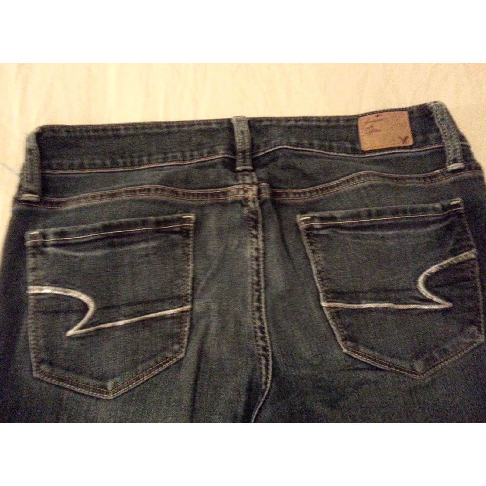 American Eagle Outfitters VINTAGE? Womens American Eagle Outfitters Skinny Jeans 2 Denim Panst Size 26" / US 2 / IT 38 - 2 Thumbnail