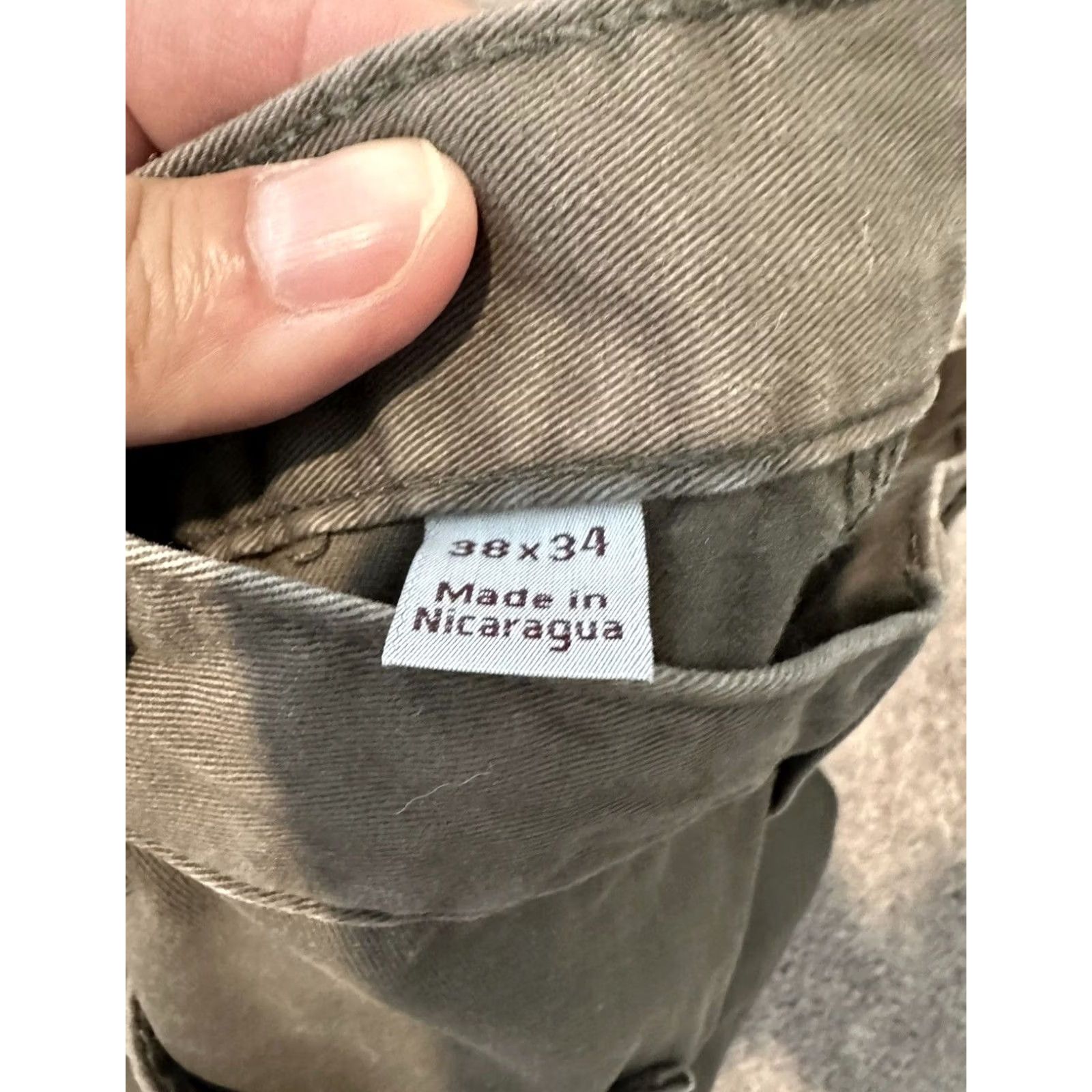 Carhartt VINTAGE Carhartt Carpenter Denim Pants Mens 38x34 Loose Fit Olive RARE Trousers Vintage Size US 38 / EU 54 - 3 Thumbnail